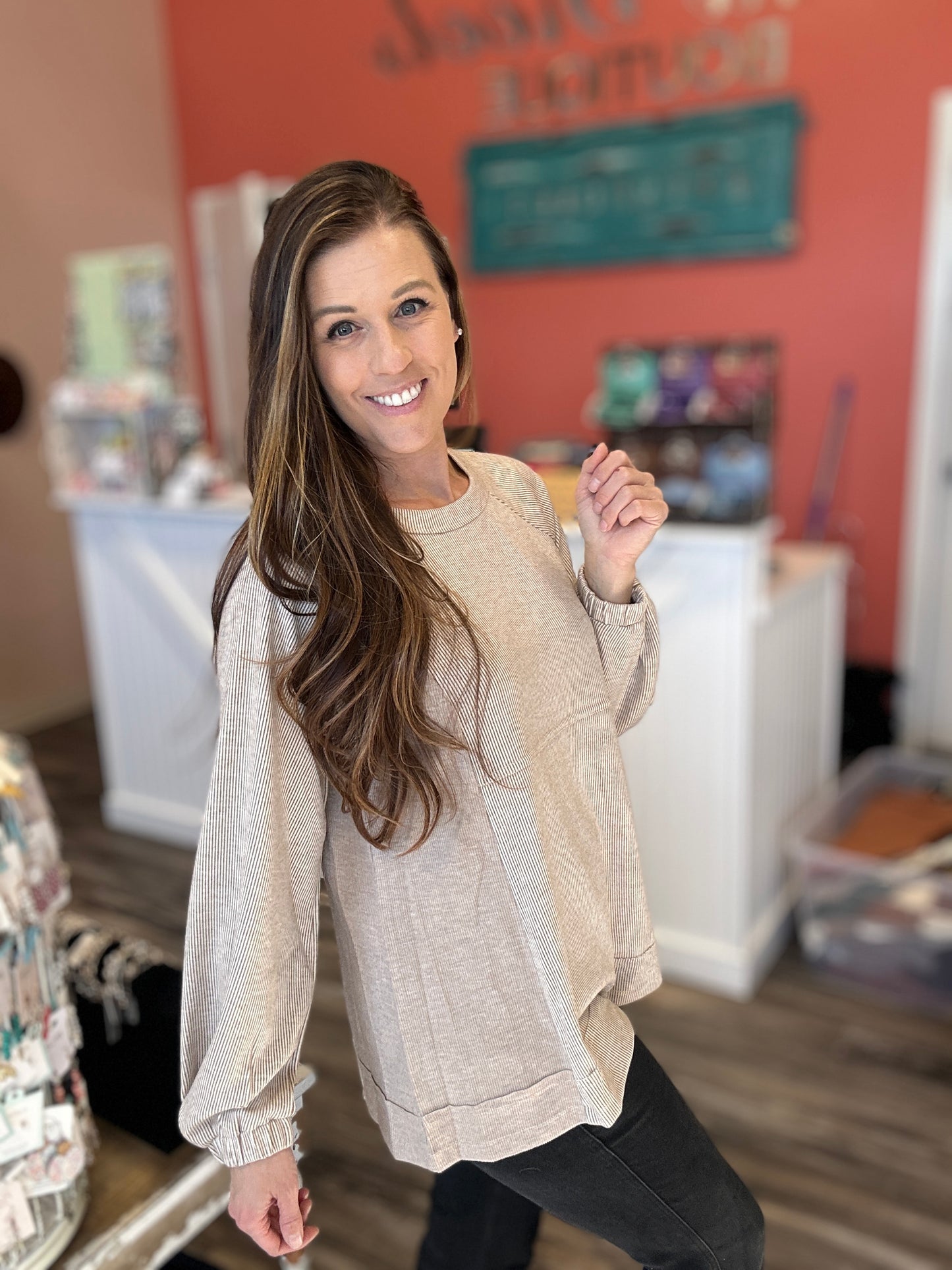 Mixed Stripe Long Sleeve