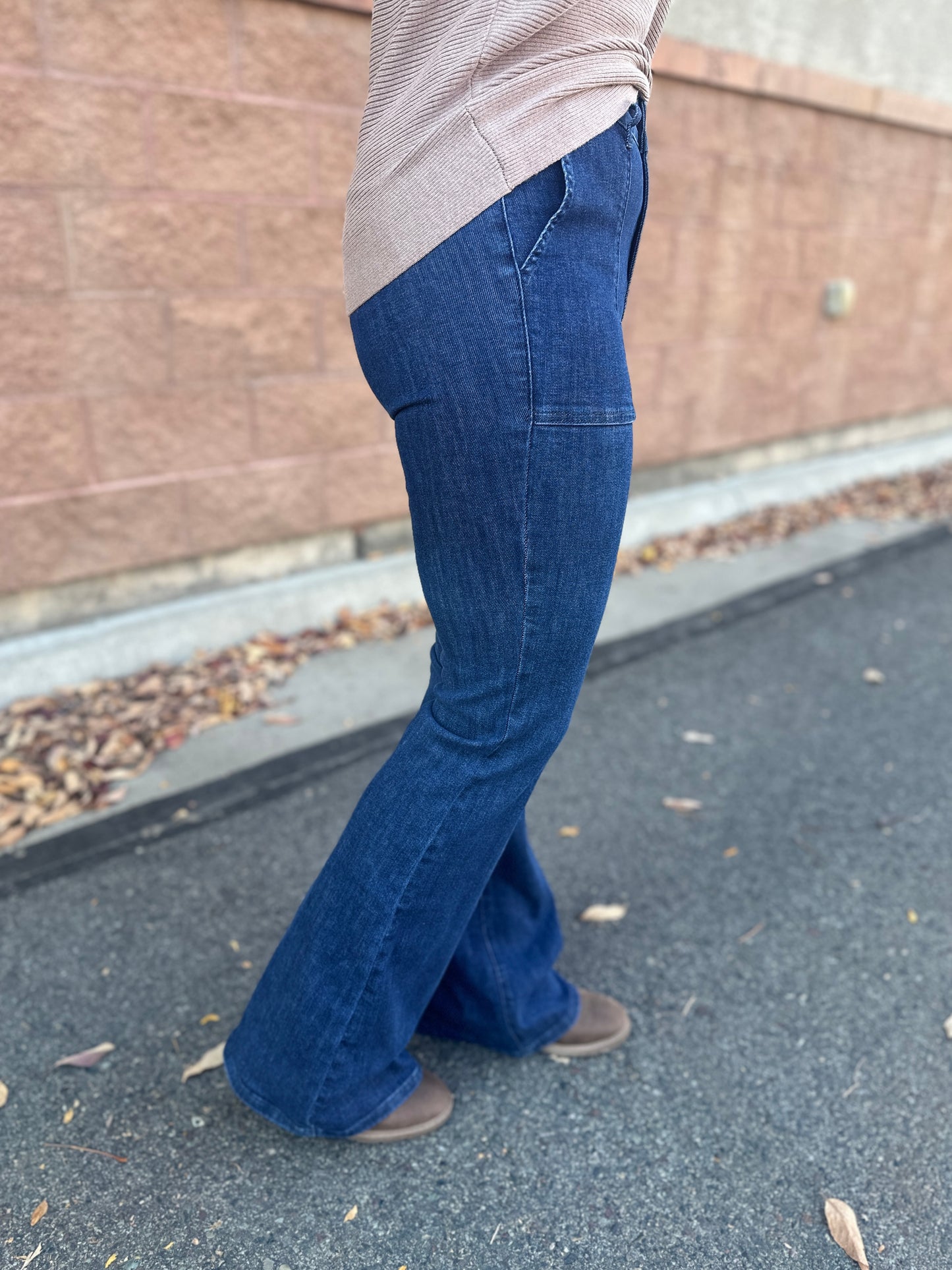 Shelby Patch Pocket Flares