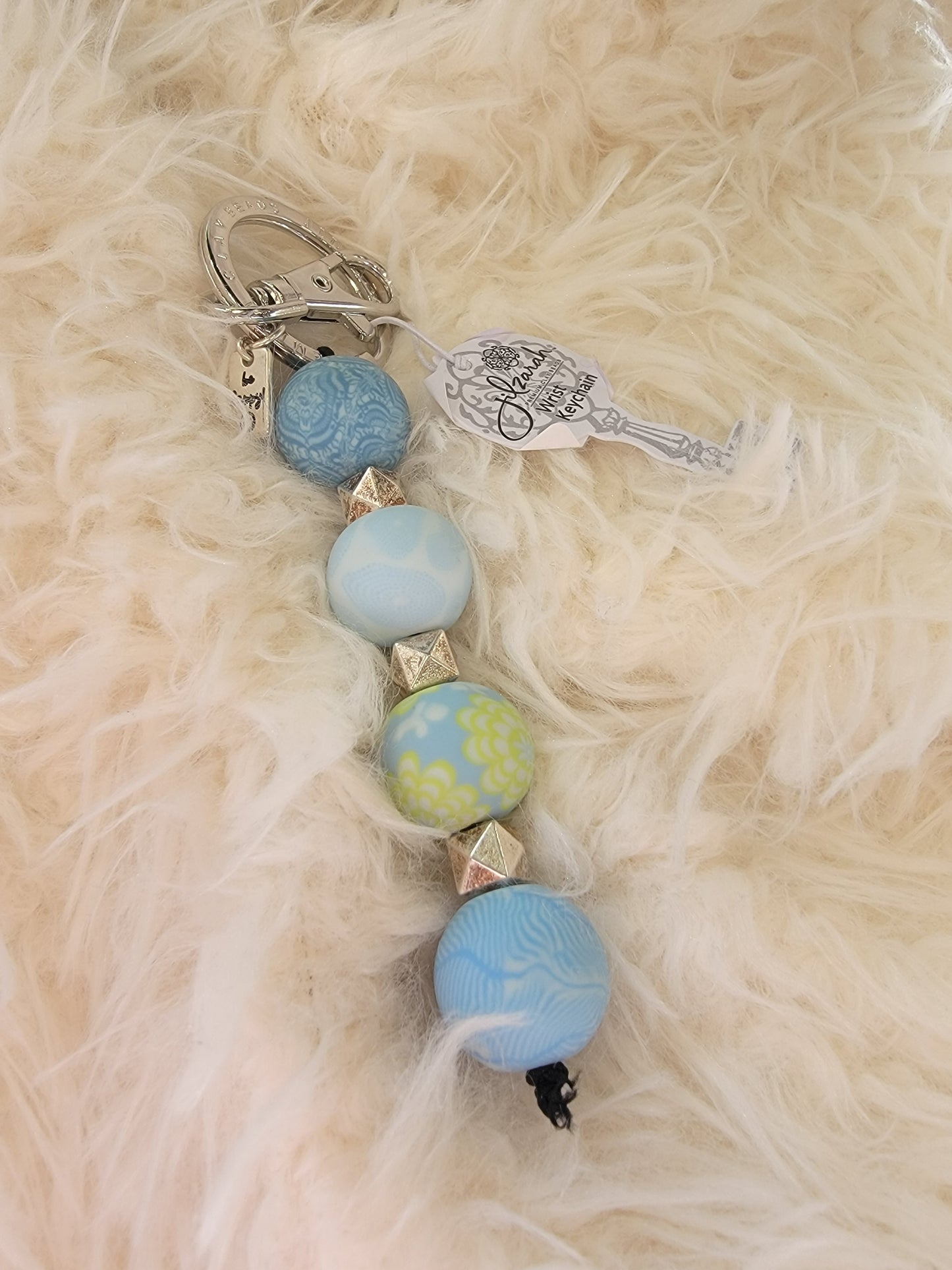 Clay Beaded Keychain