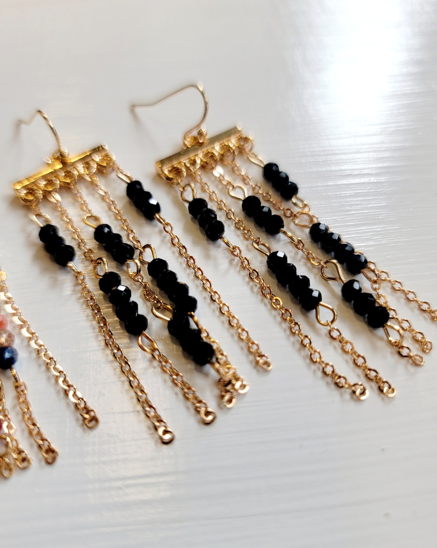 Crystal Tassel Earrings