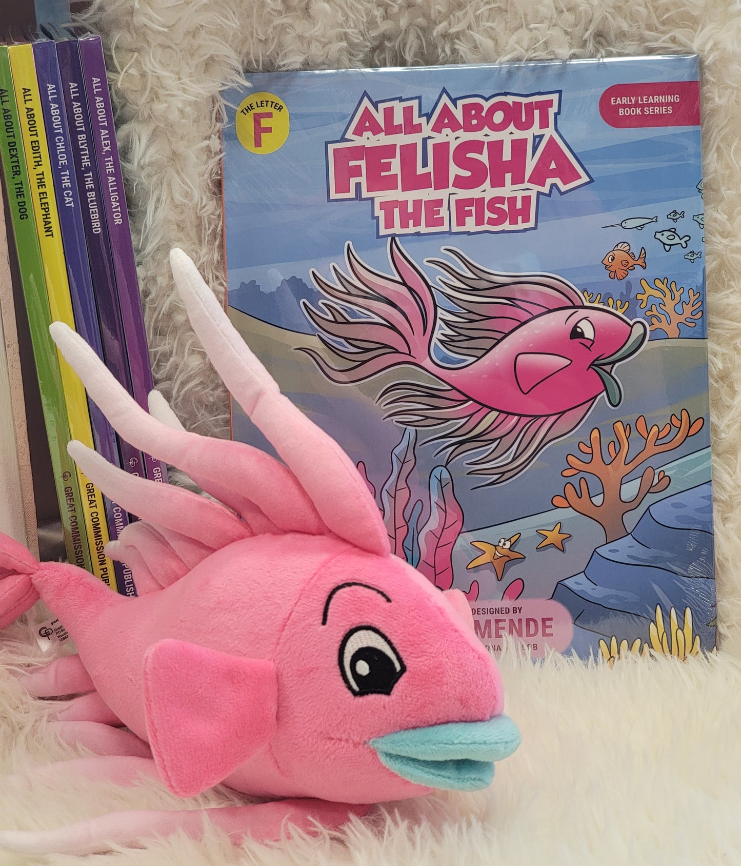 ABC 123 Early Learning Book Series/Plushie