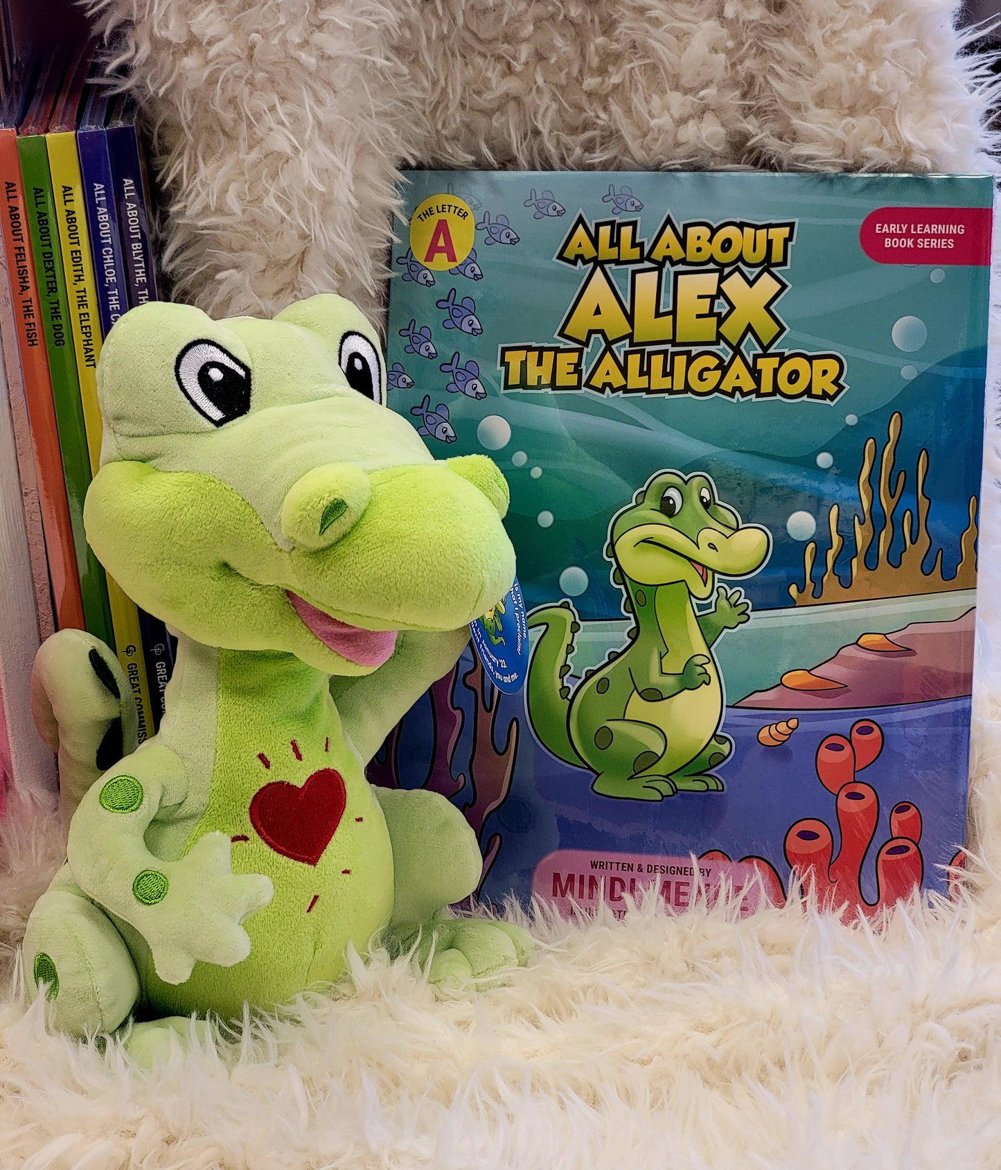 ABC 123 Early Learning Book Series/Plushie