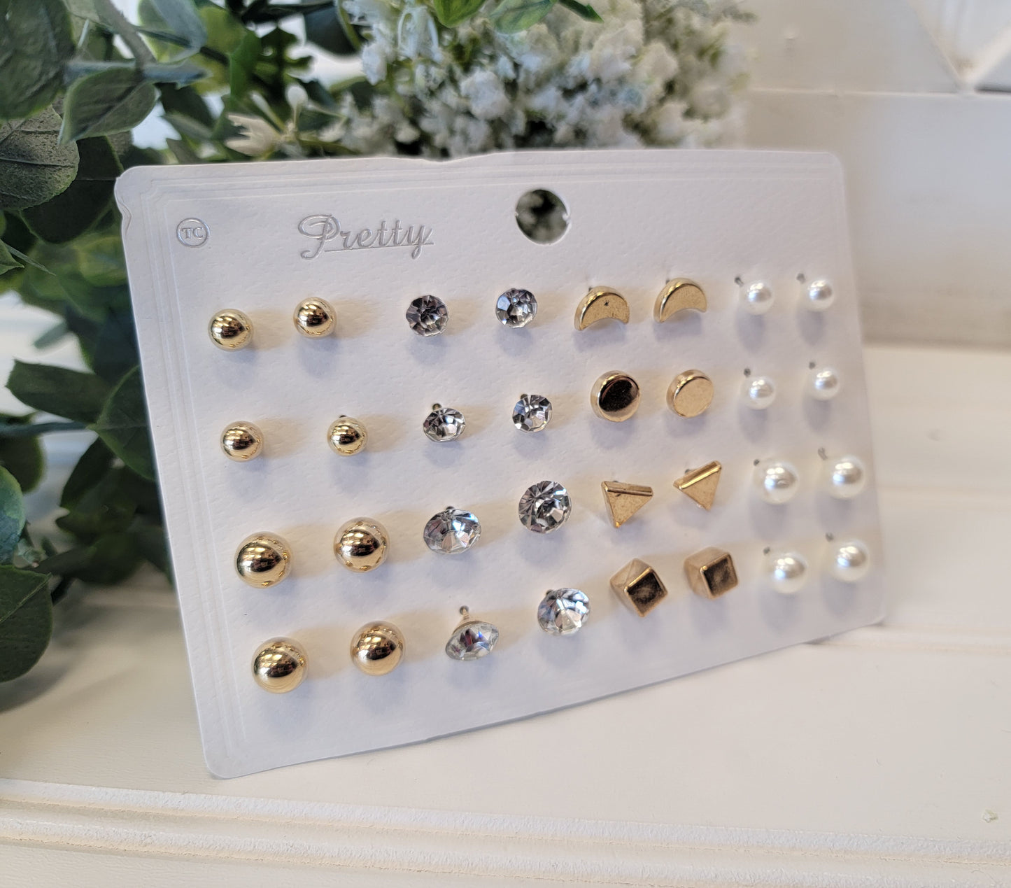 16 pc. Everyday Stud Earring Set