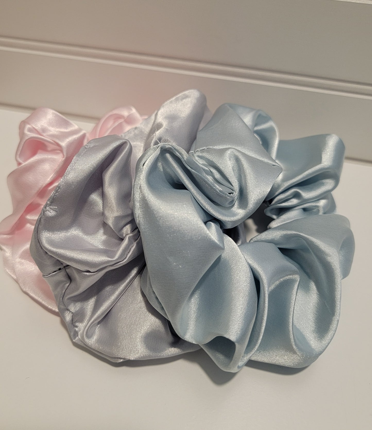 3-Pack Oversized Satin Scrunchies