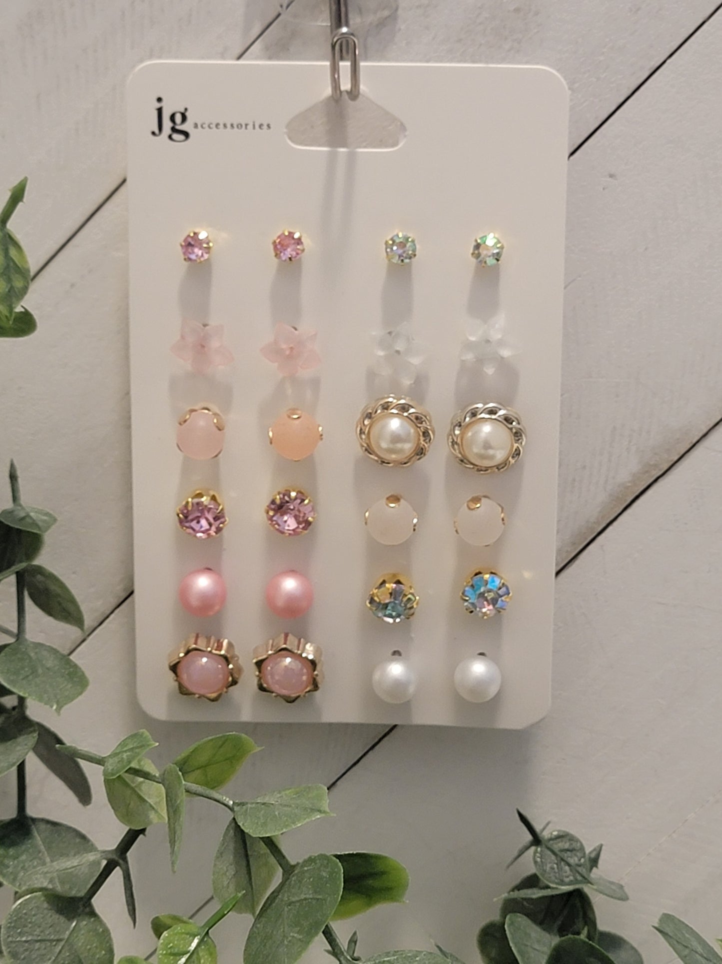 Set of Multiple Stud Earrings