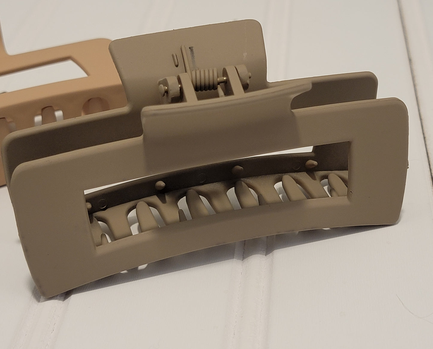 Matte Rectangle Hair Clips