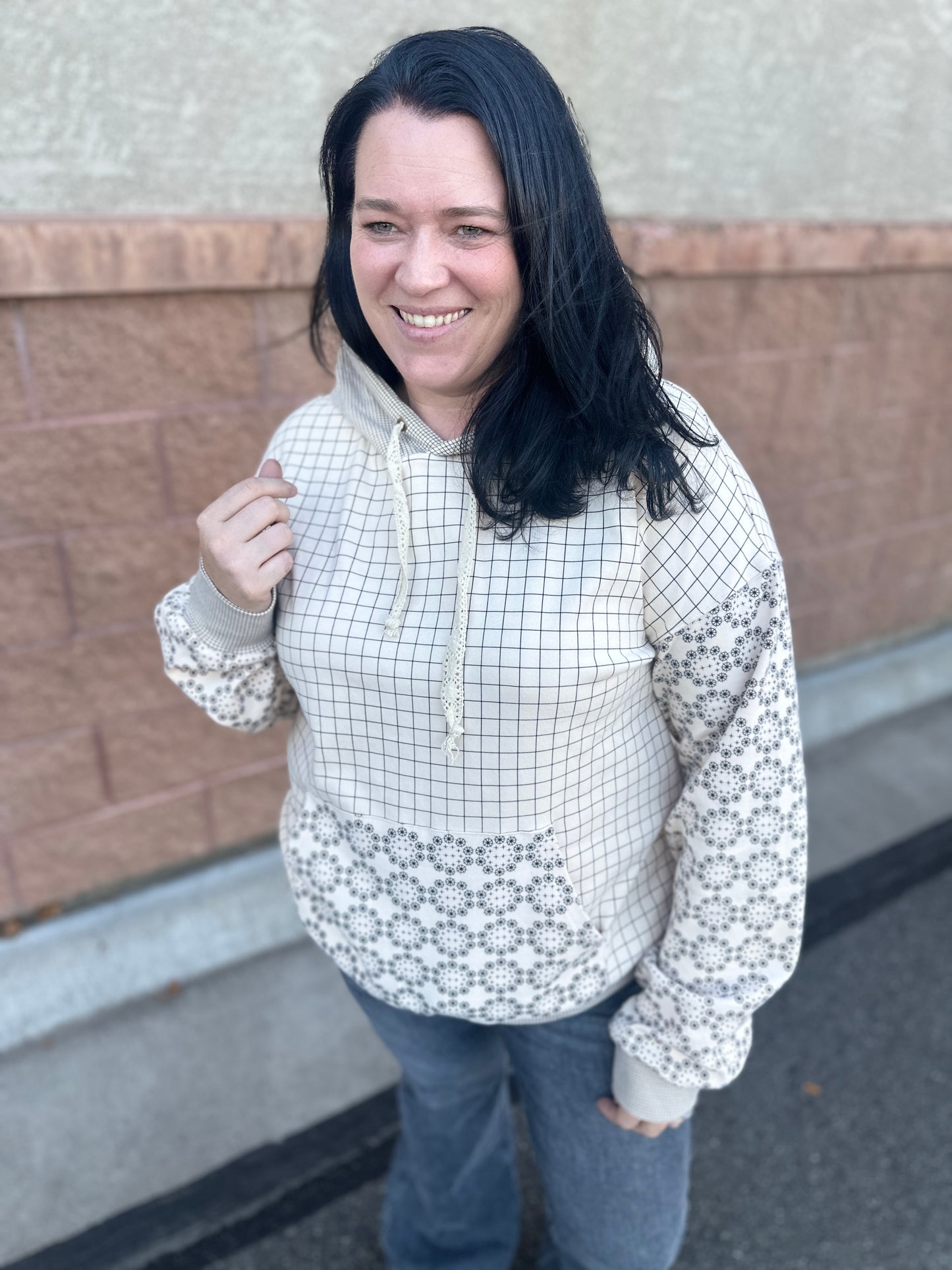 First Date Hoodie with Crochet
