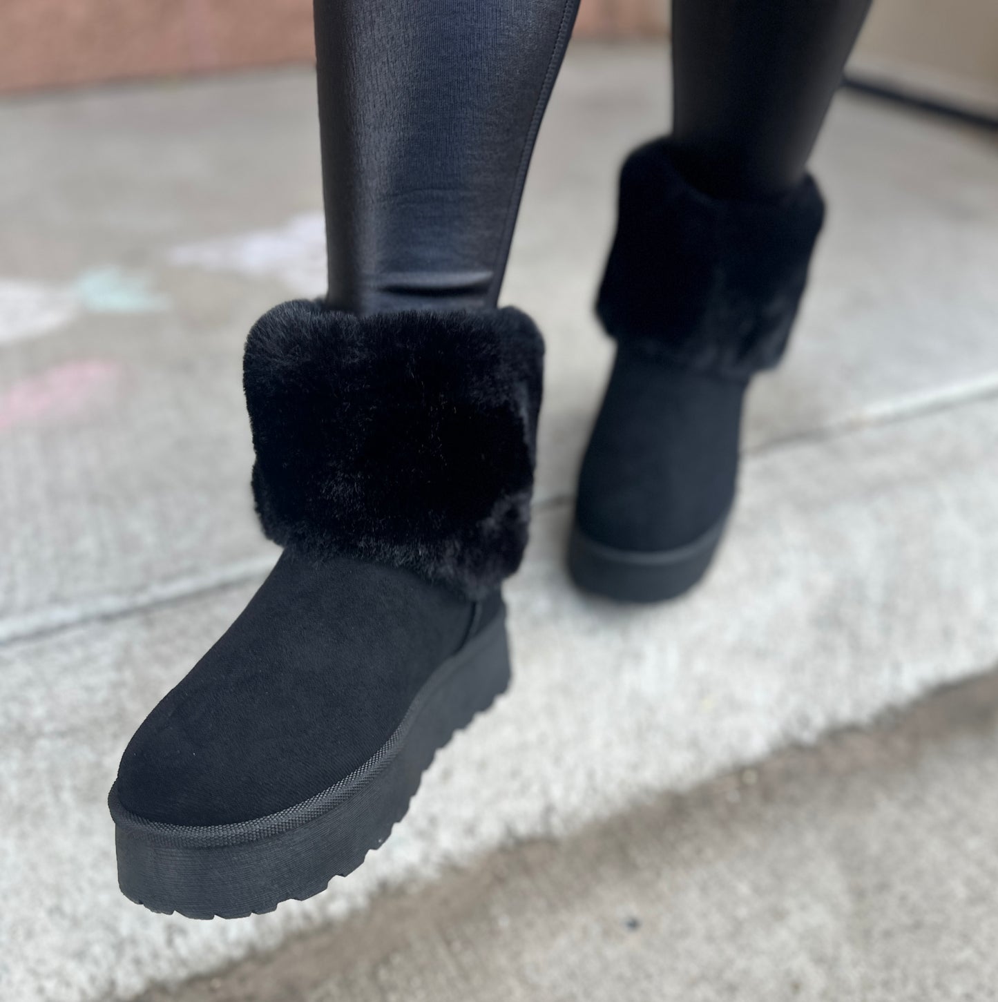 Everlie Black Bootie