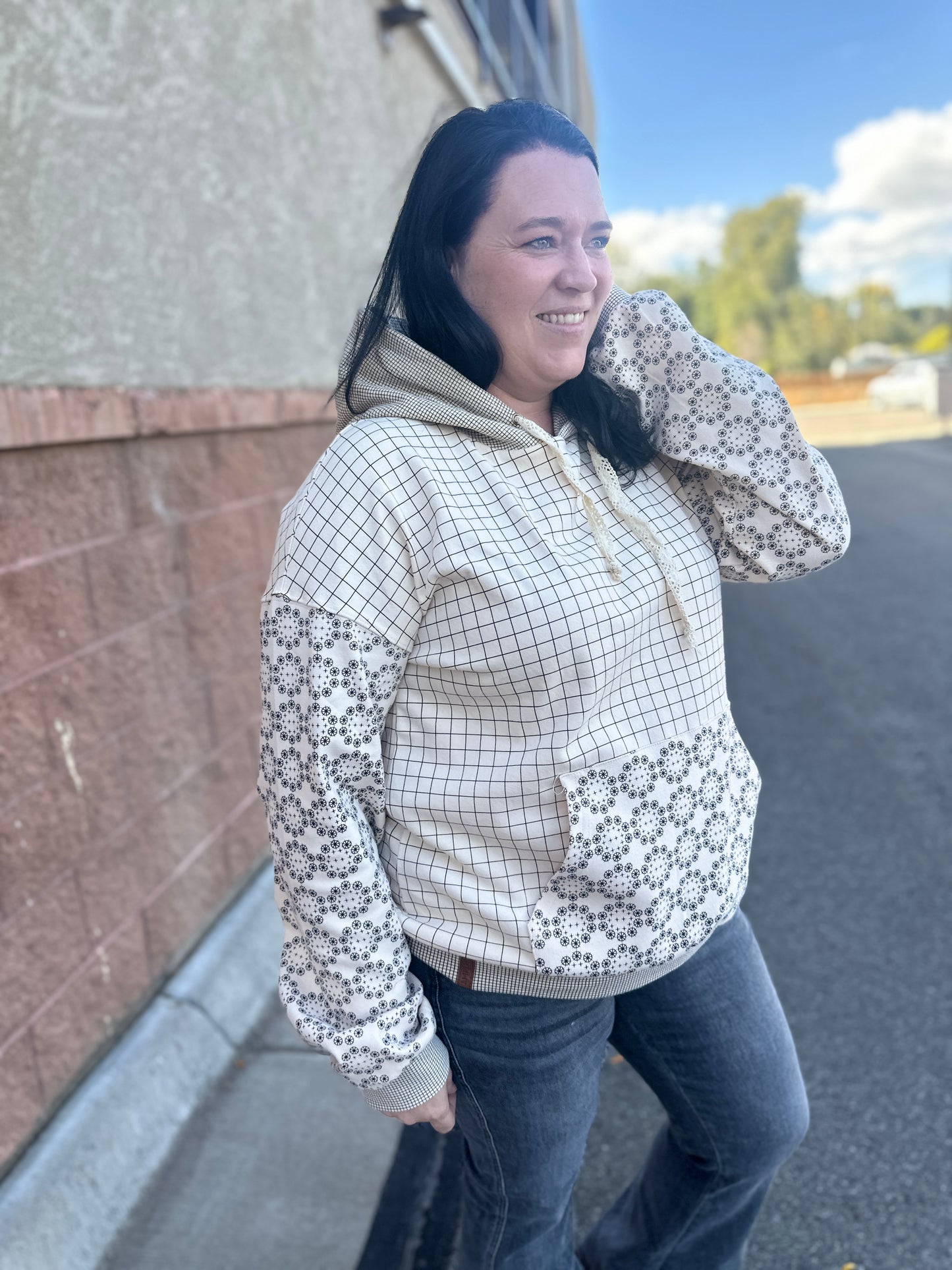 First Date Hoodie with Crochet