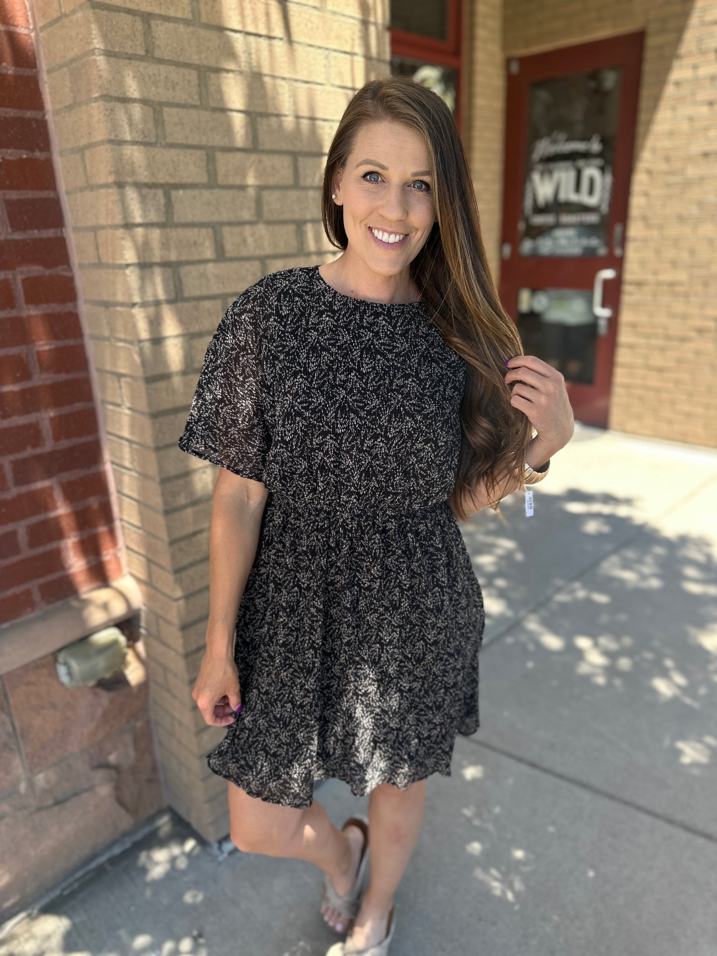 Mini Pleat Dress