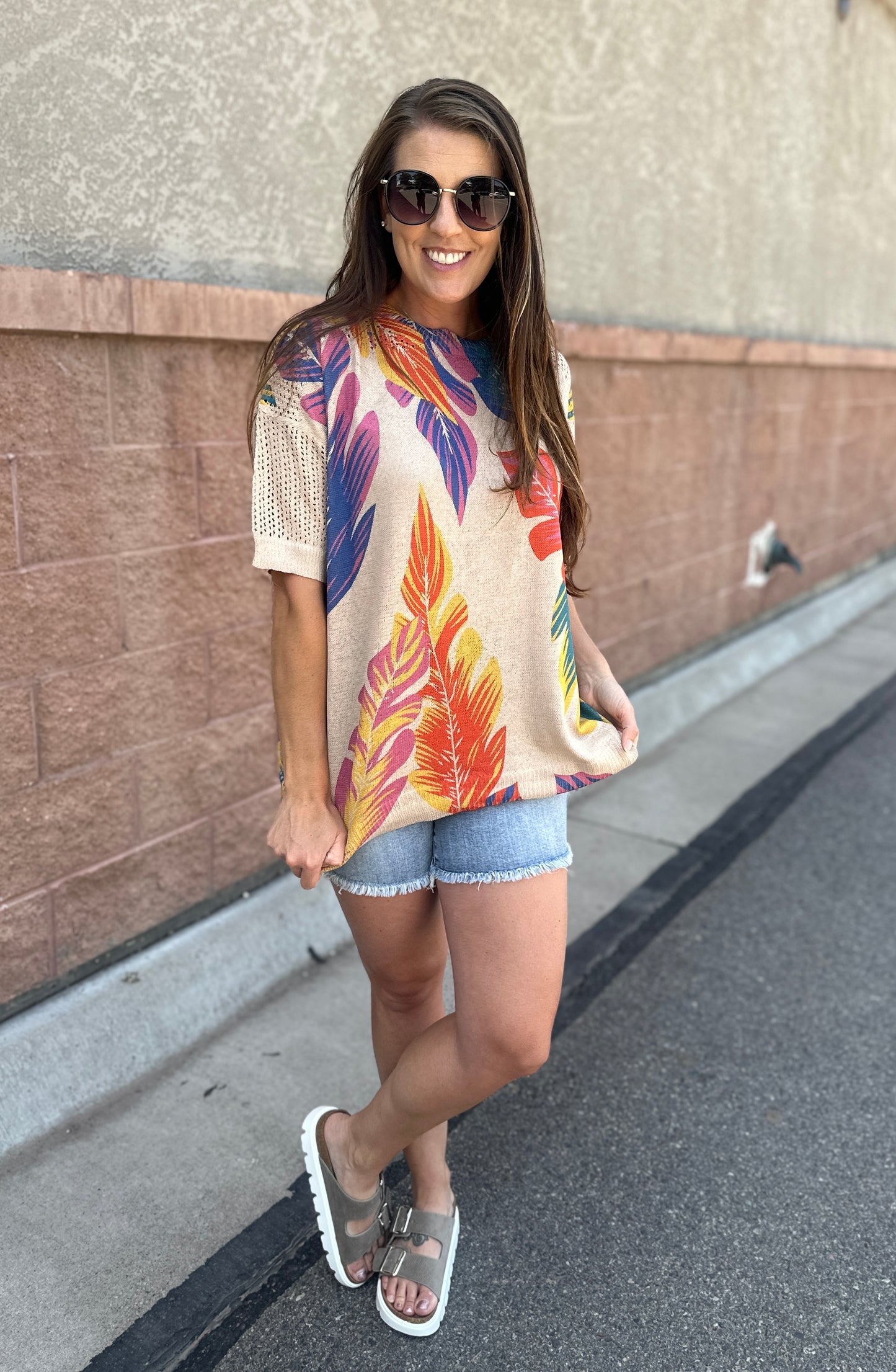 Tropical Knit Short Sleeve