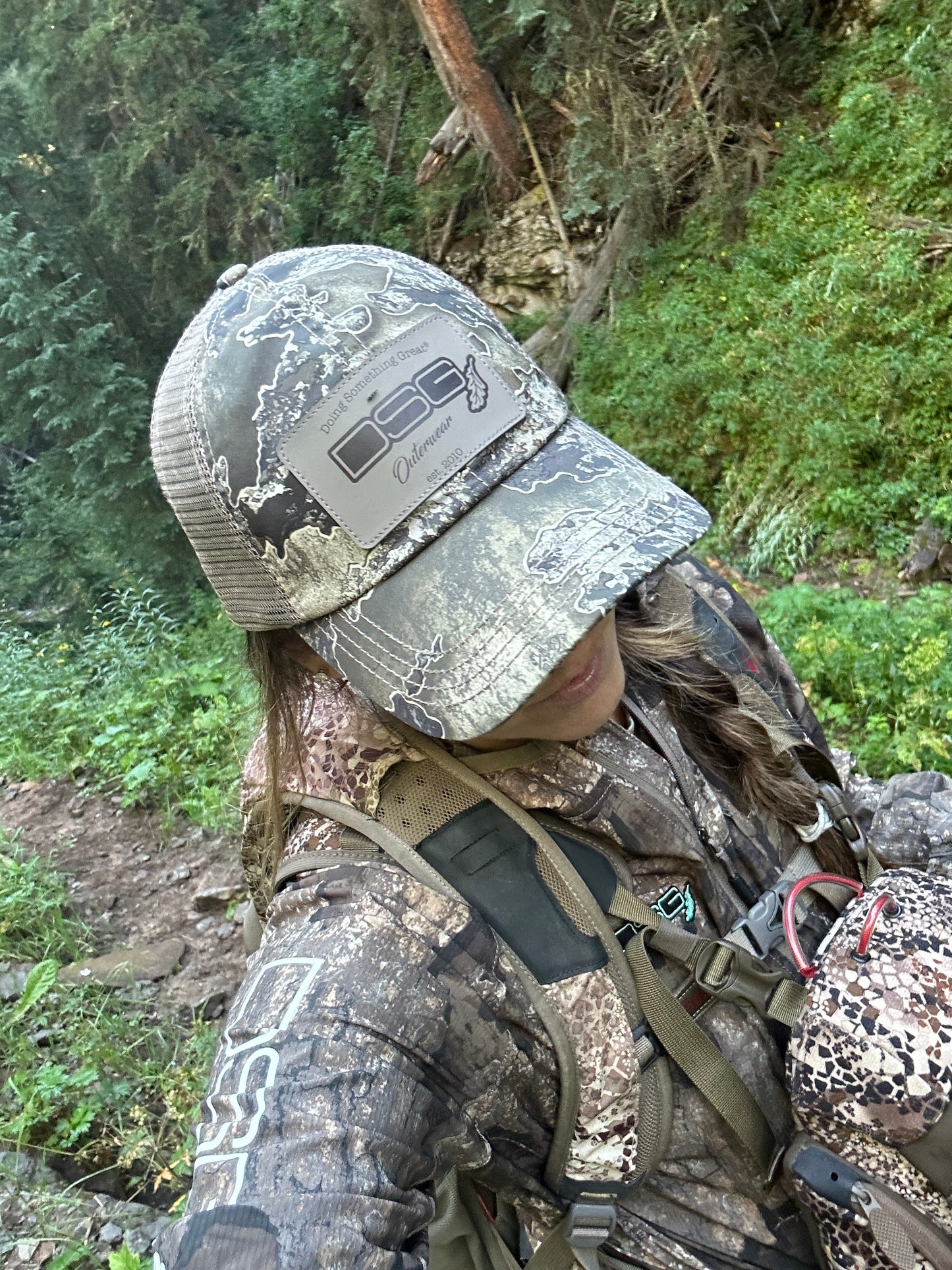 DSG Real Tree Excape Camo Trucker Cap