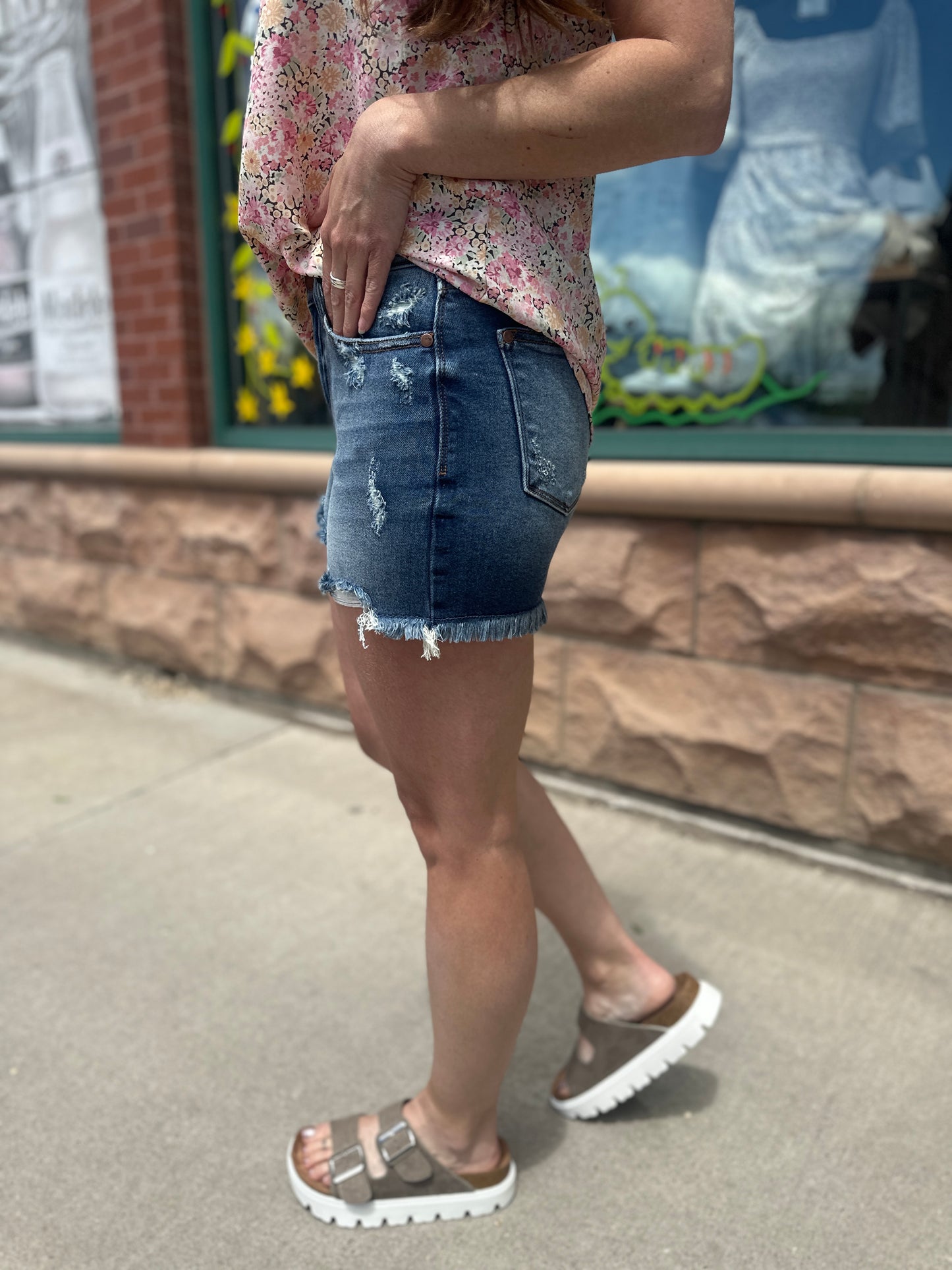 Erin Double Button Short