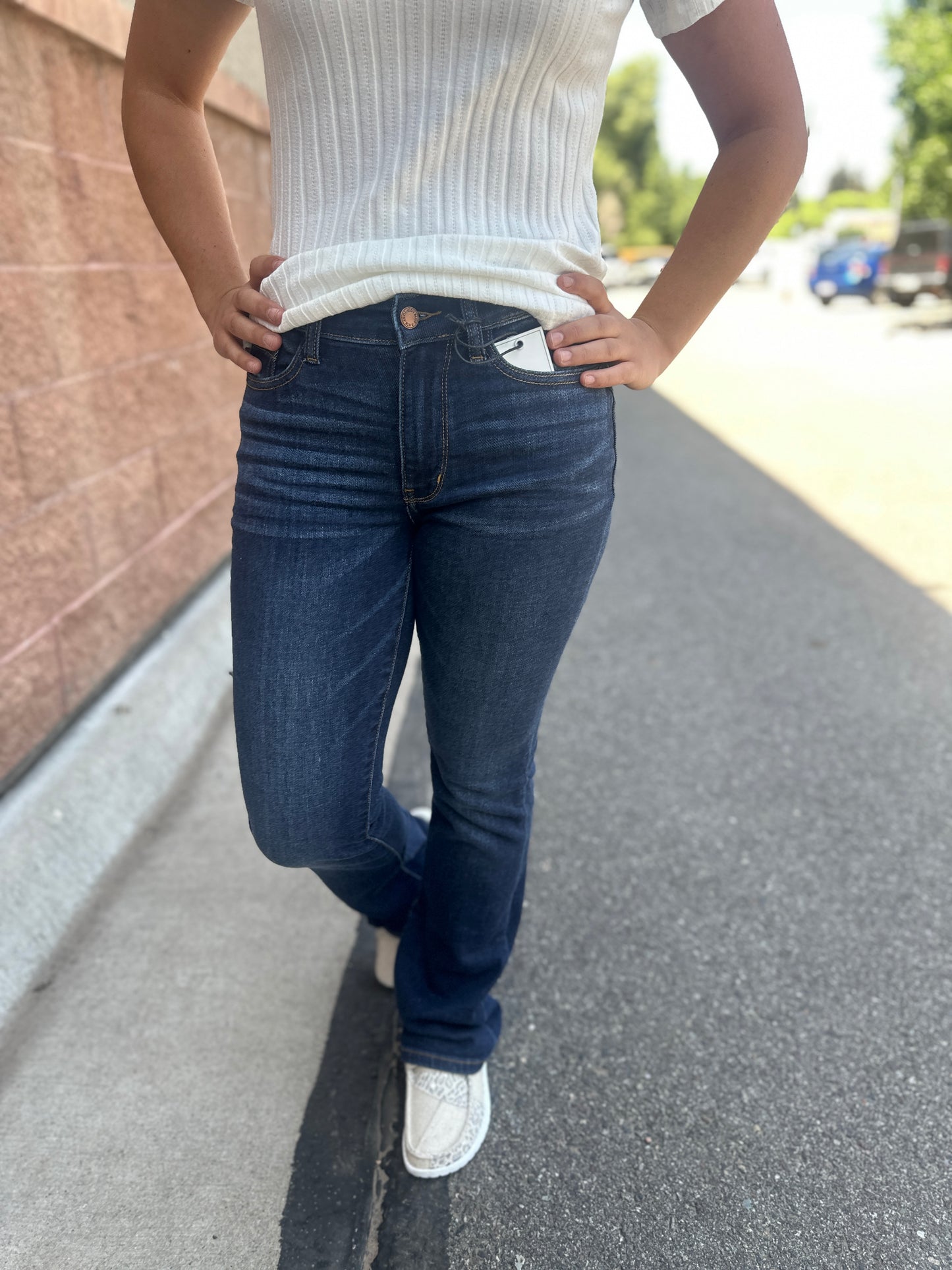 Darkwash Shasta Bootcut Jeans
