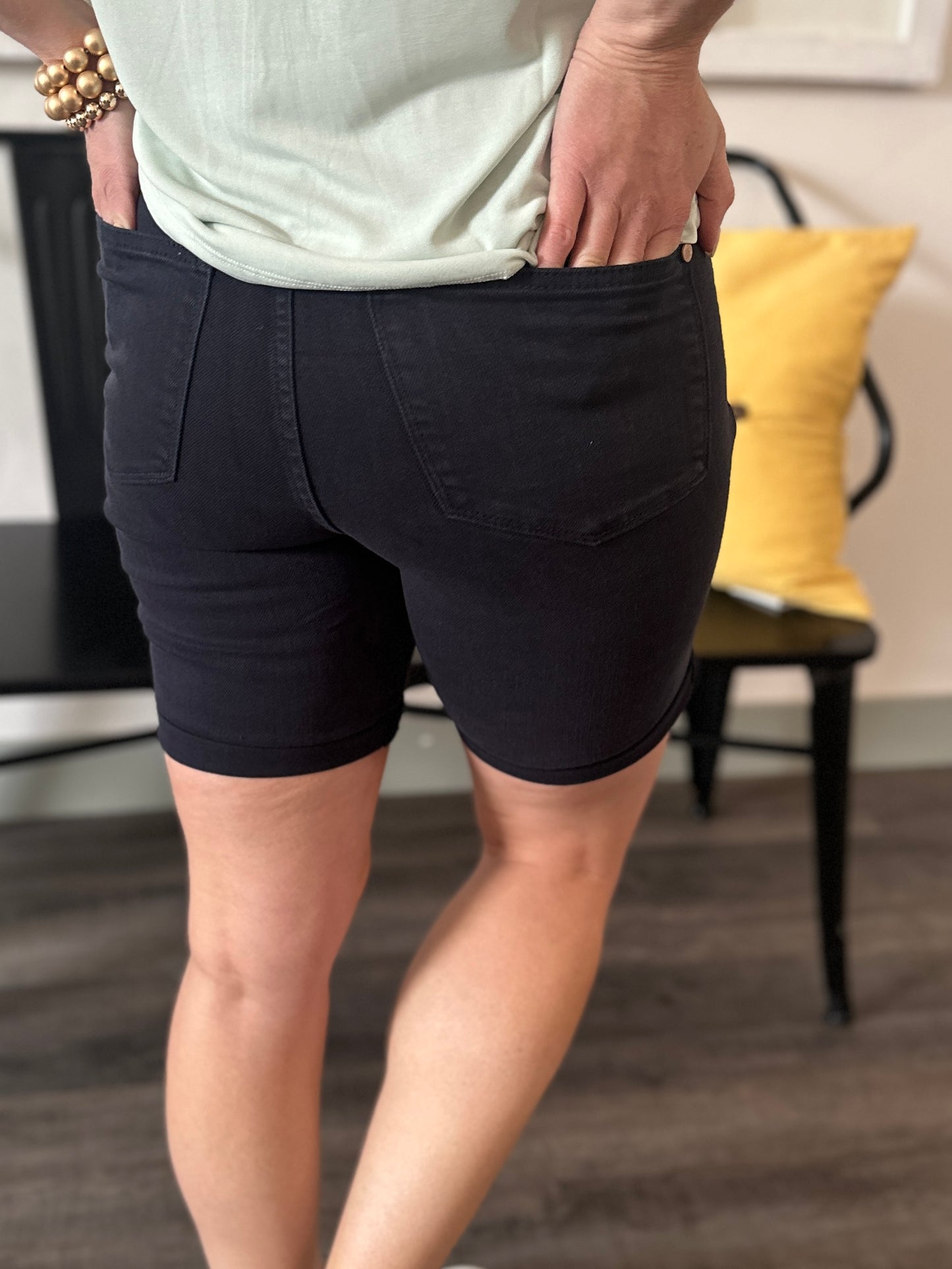 Navy Bermuda Shorts