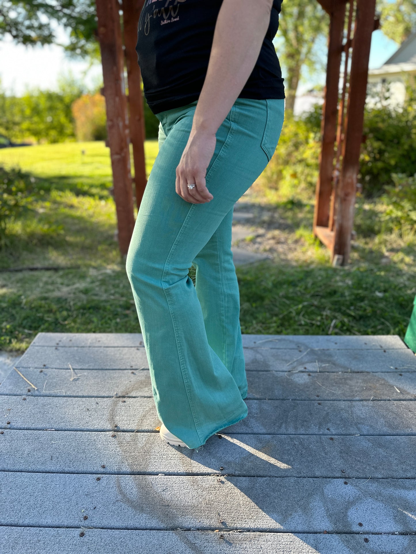 High Waist Topaz Dyed Judy Blue Jeans
