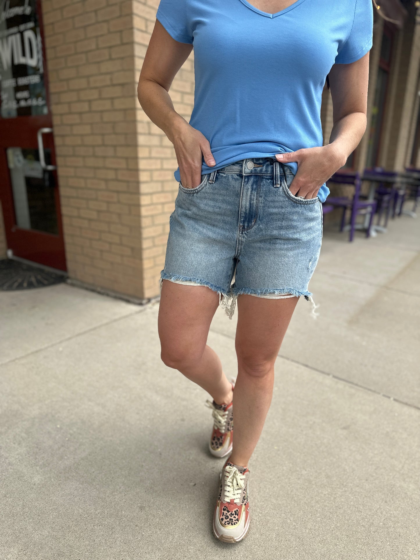 Rigid June Cuff Off Shorts