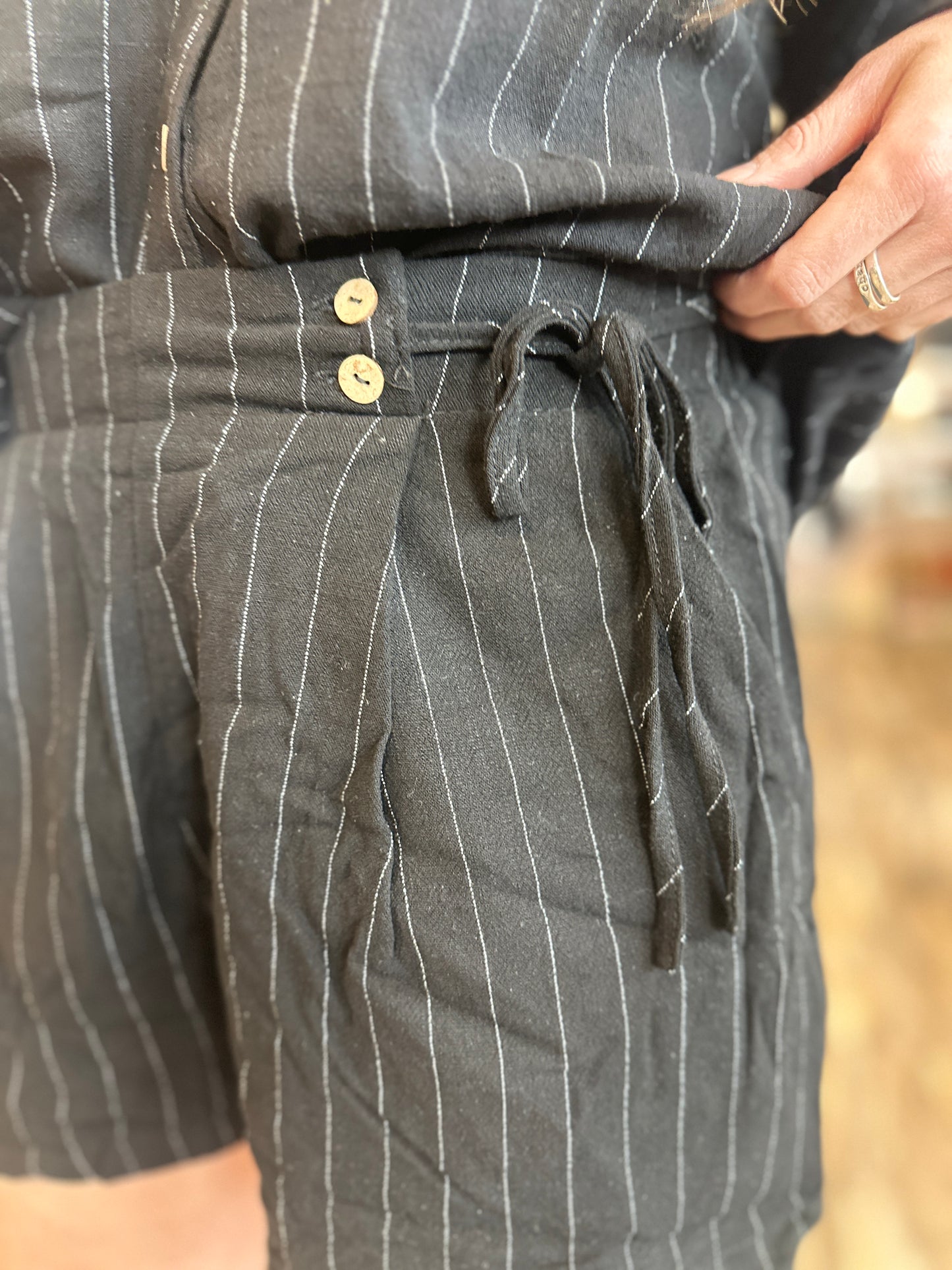 Pin Striped Shorts