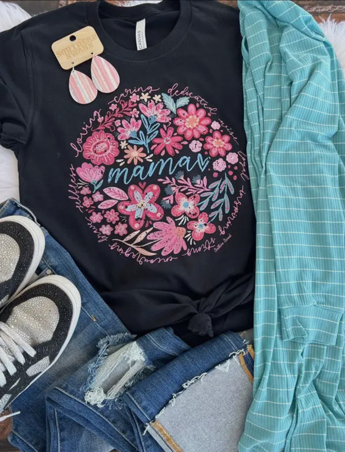 Mama Floral Tee