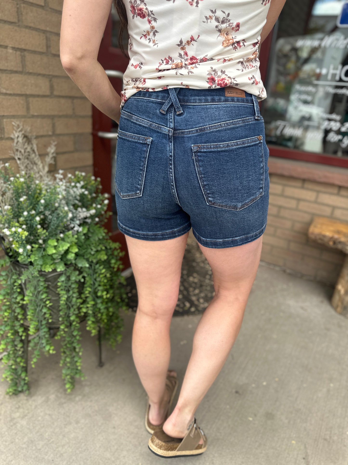 Natalee Double Button Shorts