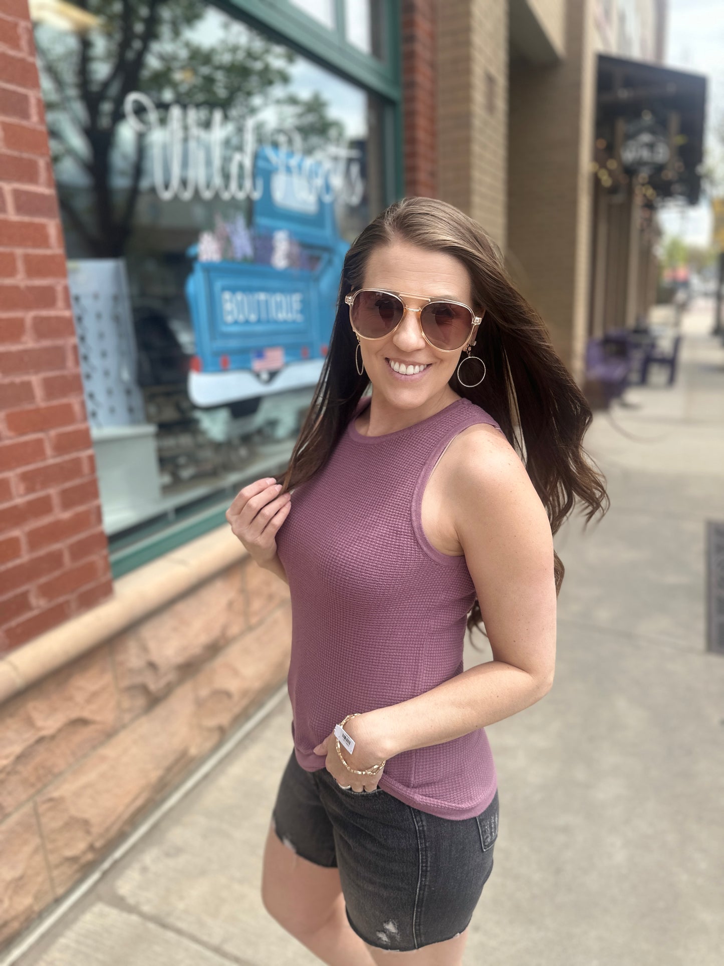Waffle Knit Tank
