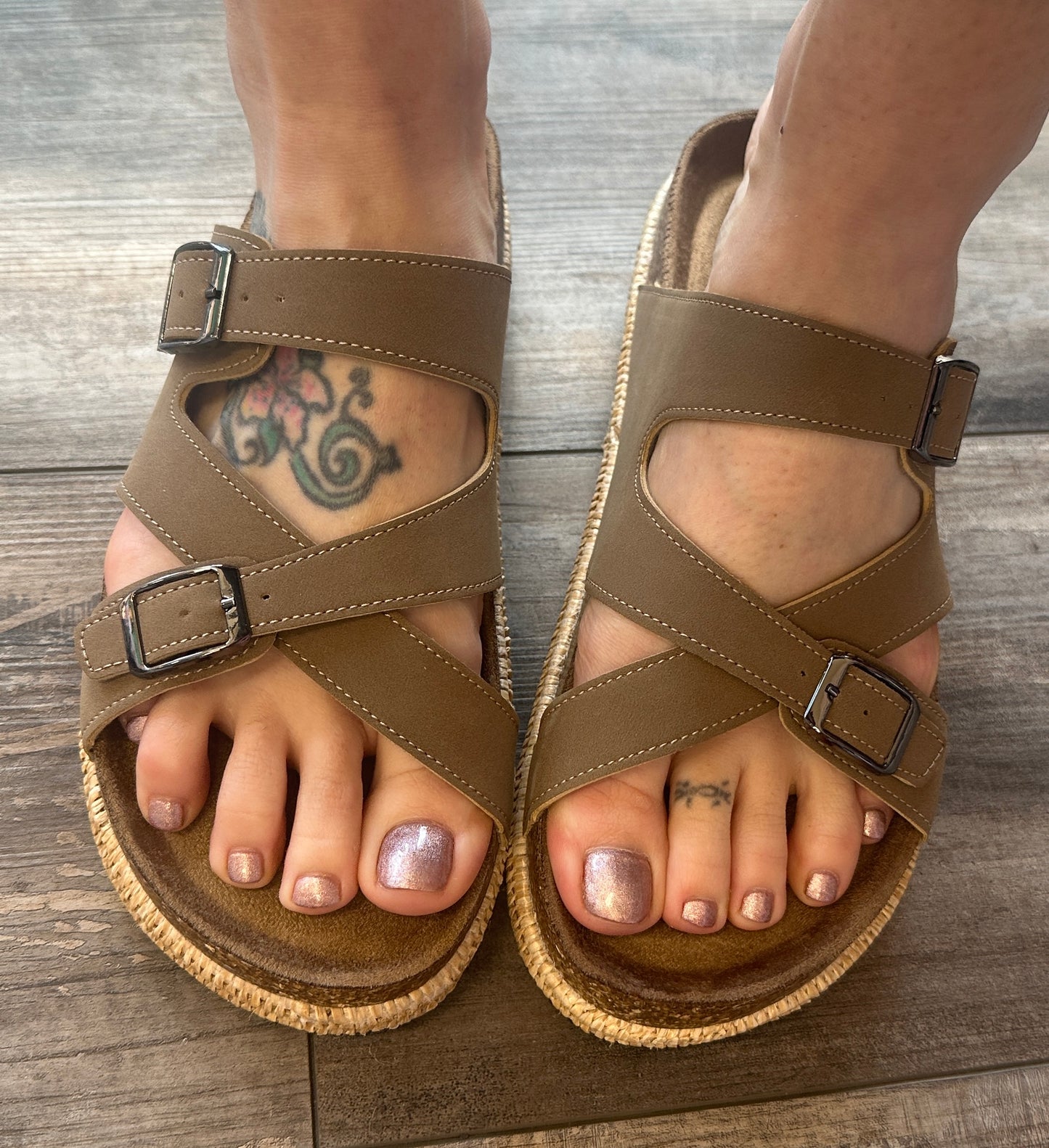 Topaz Buckle Sandal