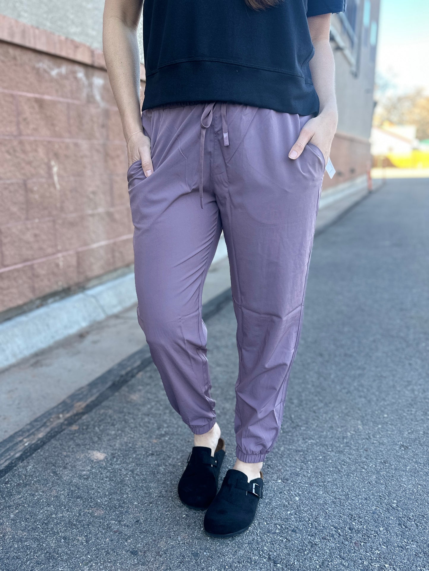 Cuffed Essential High Waist Joggers