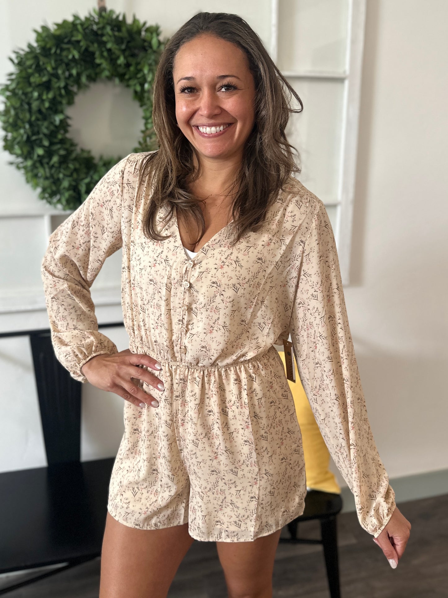 Antique Ivory Romper
