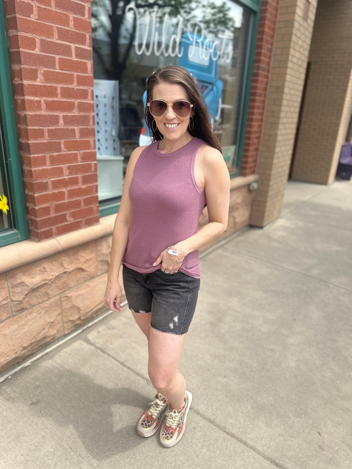Waffle Knit Tank