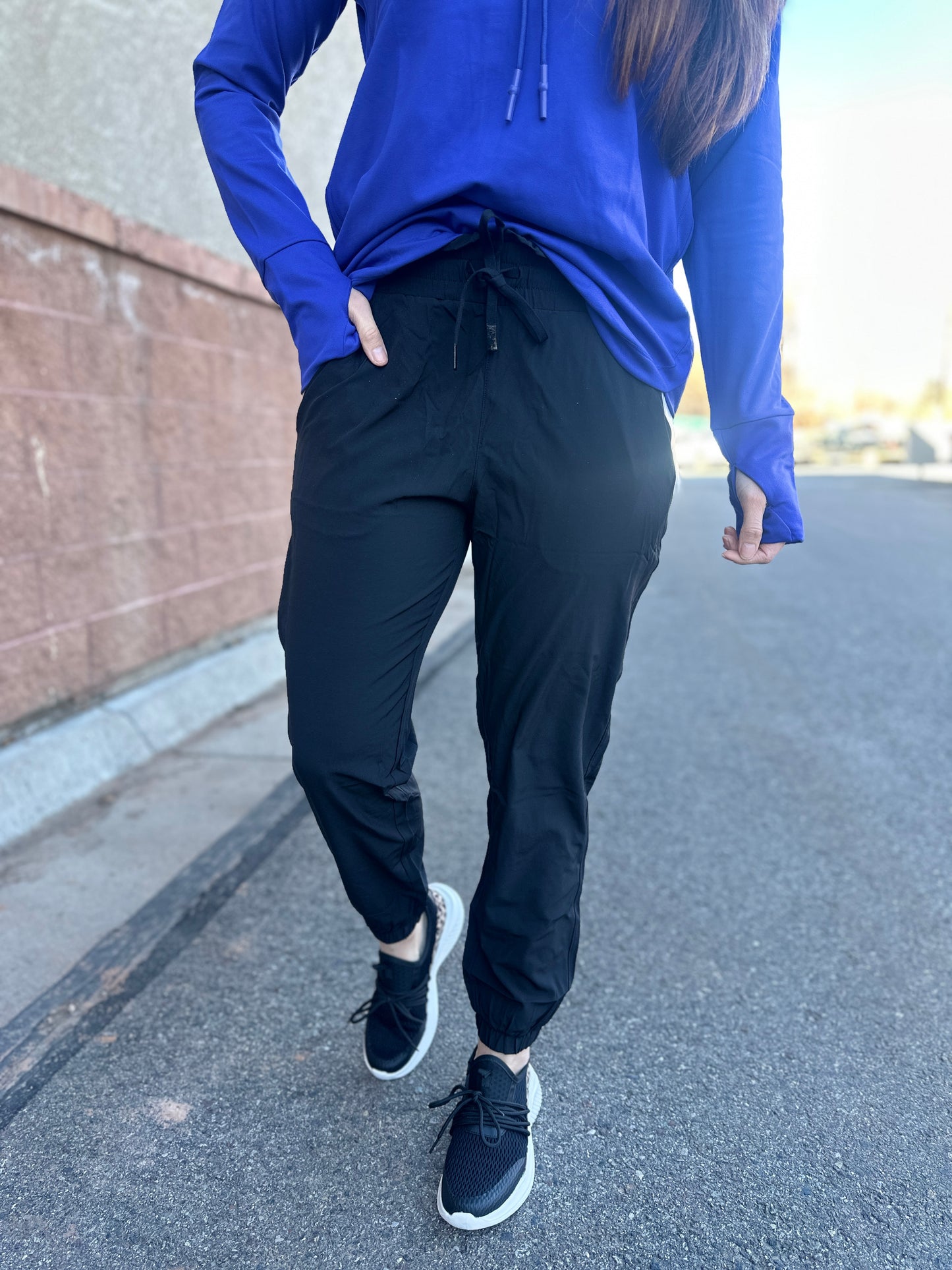 Cuffed Essential High Waist Joggers