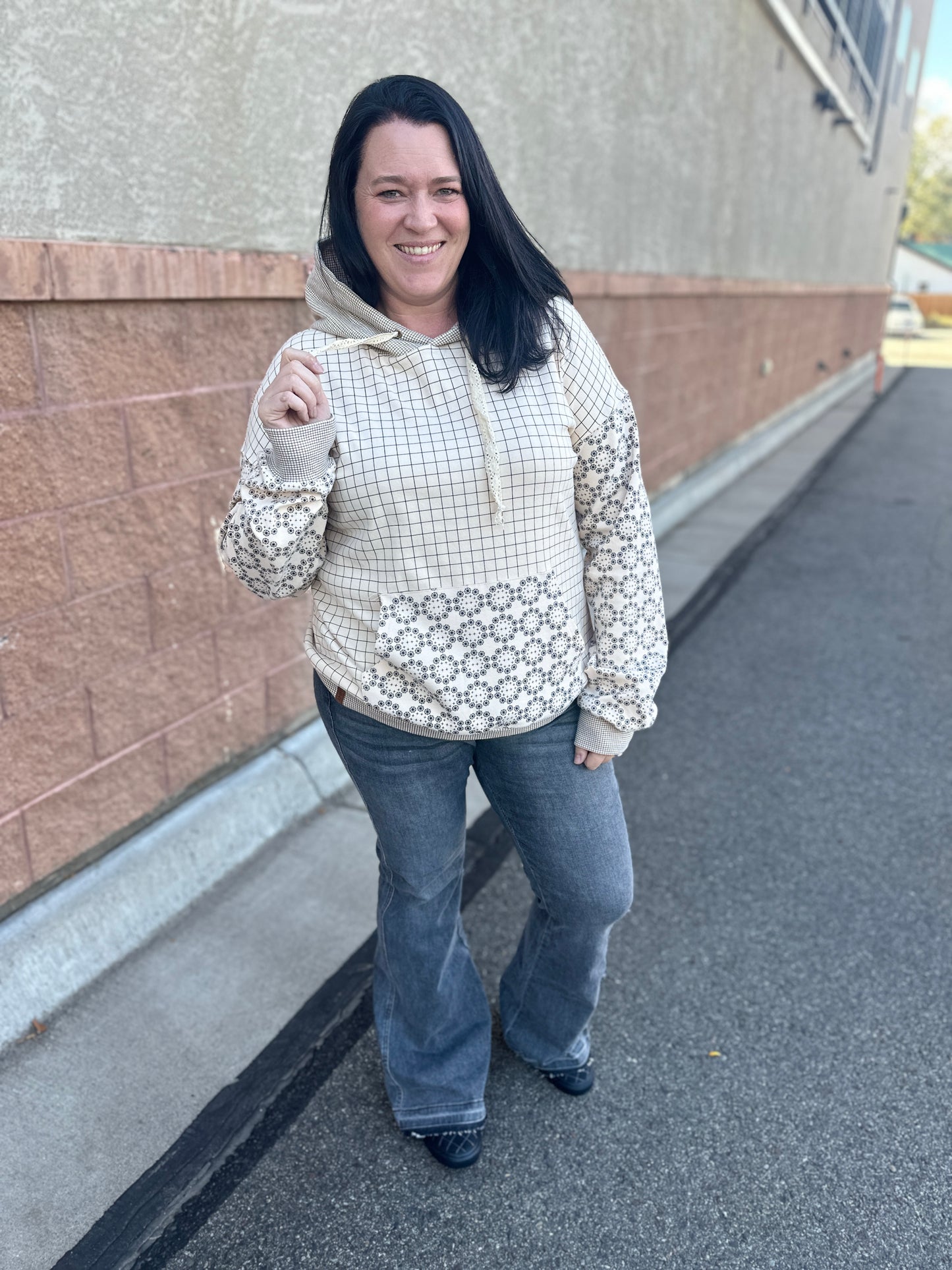 First Date Hoodie with Crochet