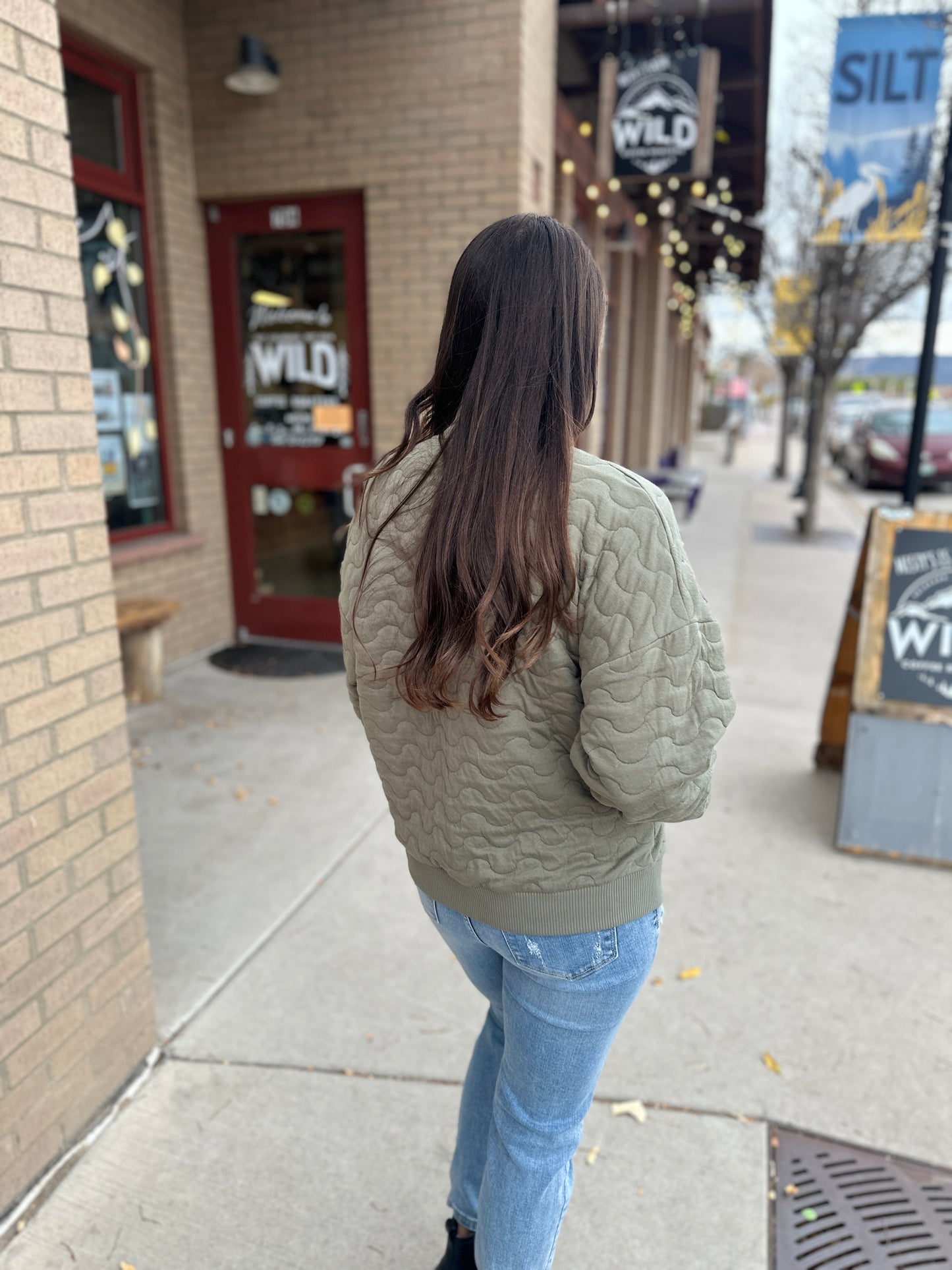Quilted Zip Up Jacket