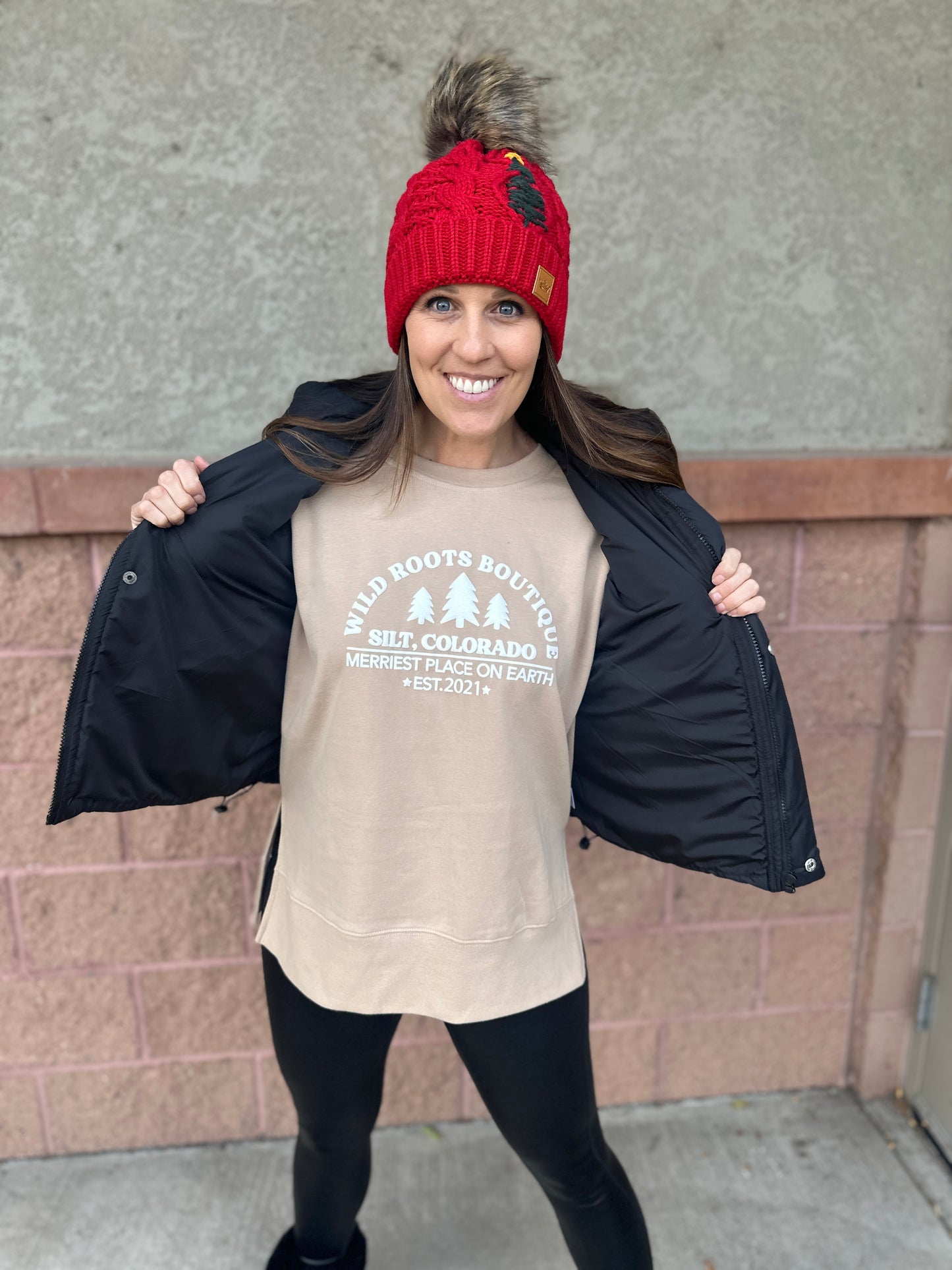 Merriest Place Custom Wild Roots Sweater