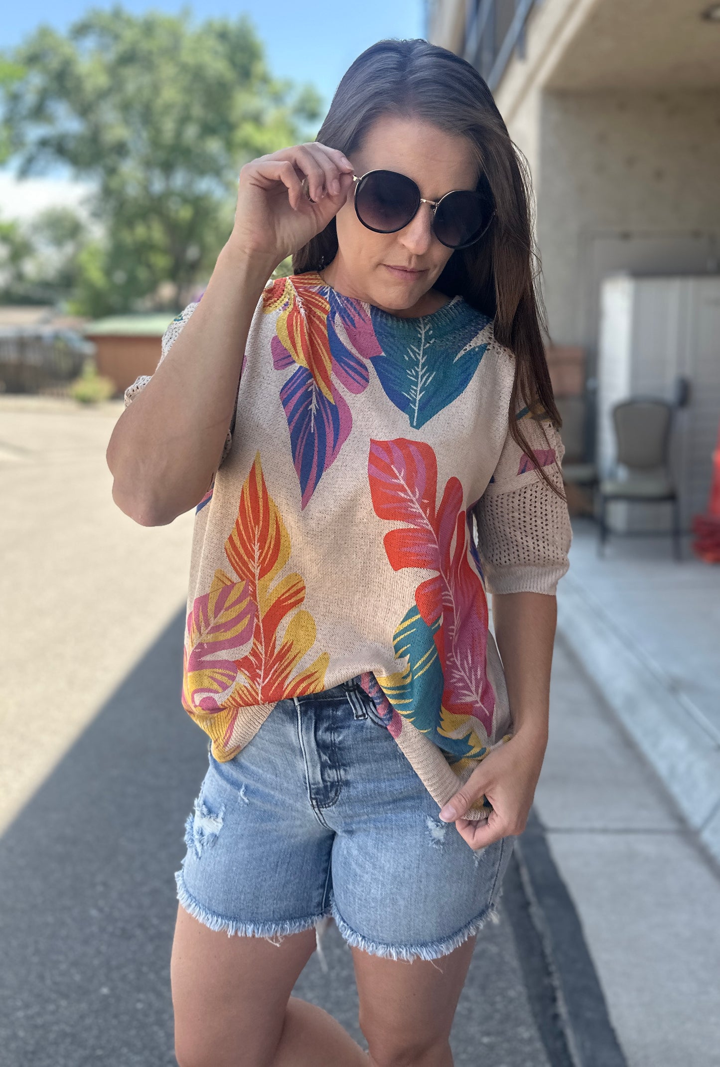 Tropical Knit Short Sleeve