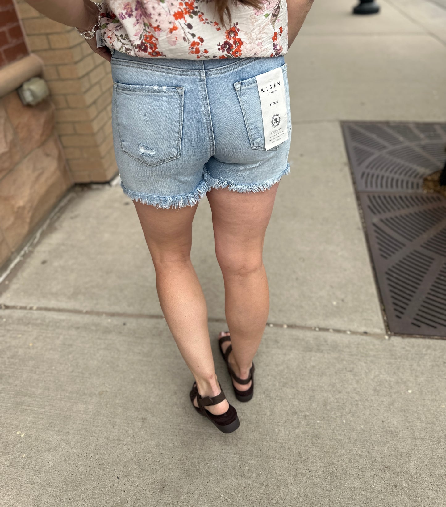 Casey Frayed Hem Shorts