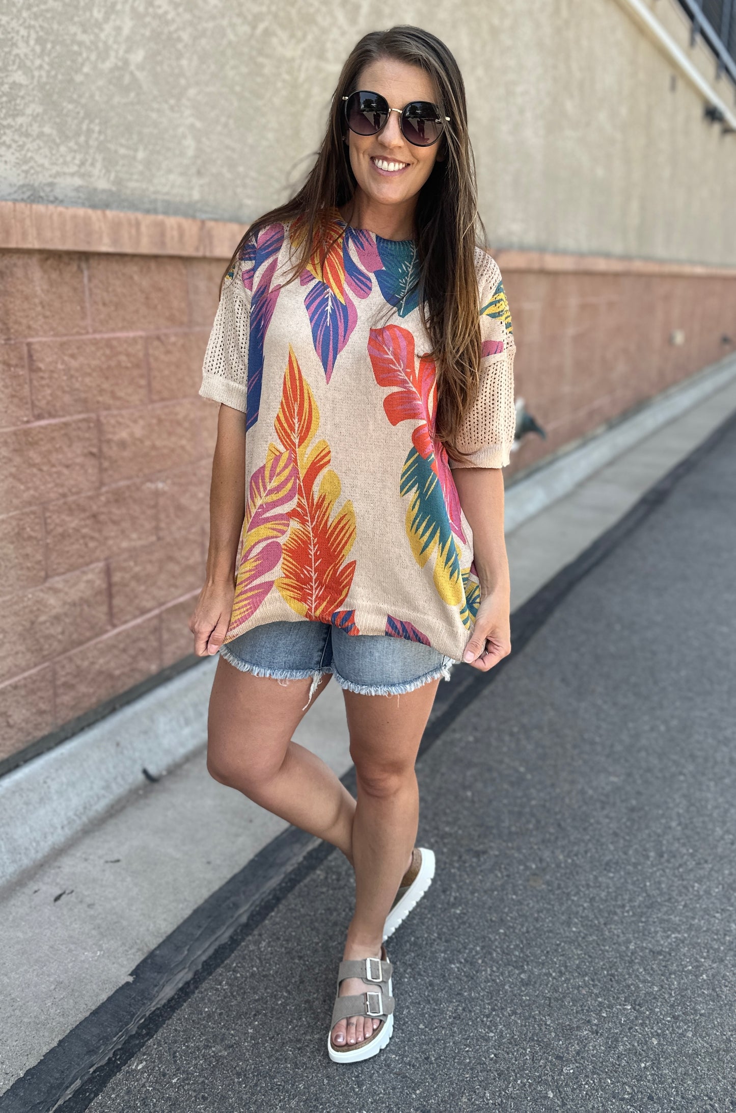 Tropical Knit Short Sleeve