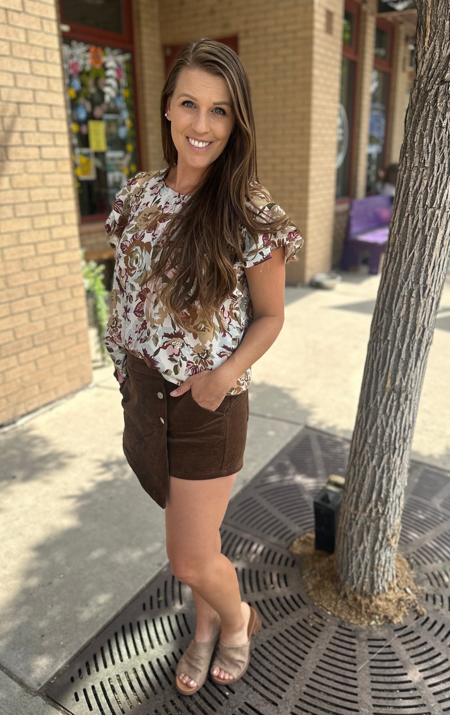 Corduroy Skort