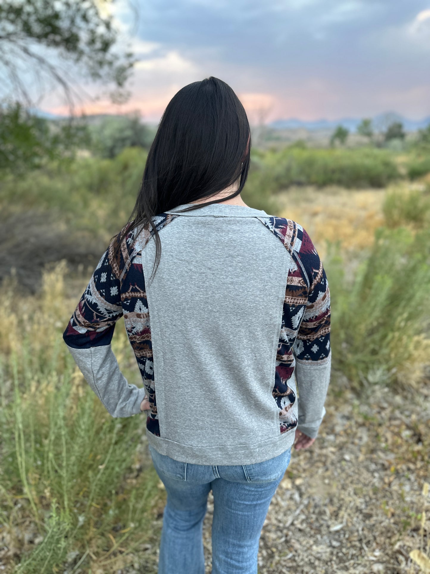 Nordic Pattern Raglan
