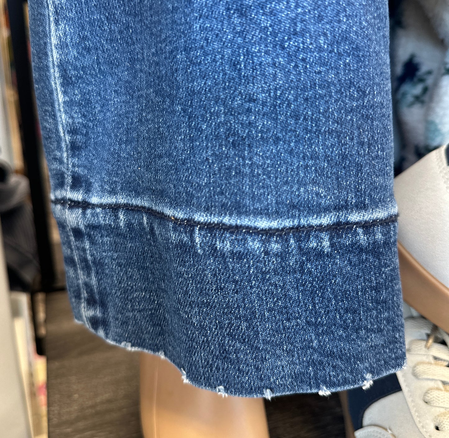 June Wide Leg Seam Detail Jeans