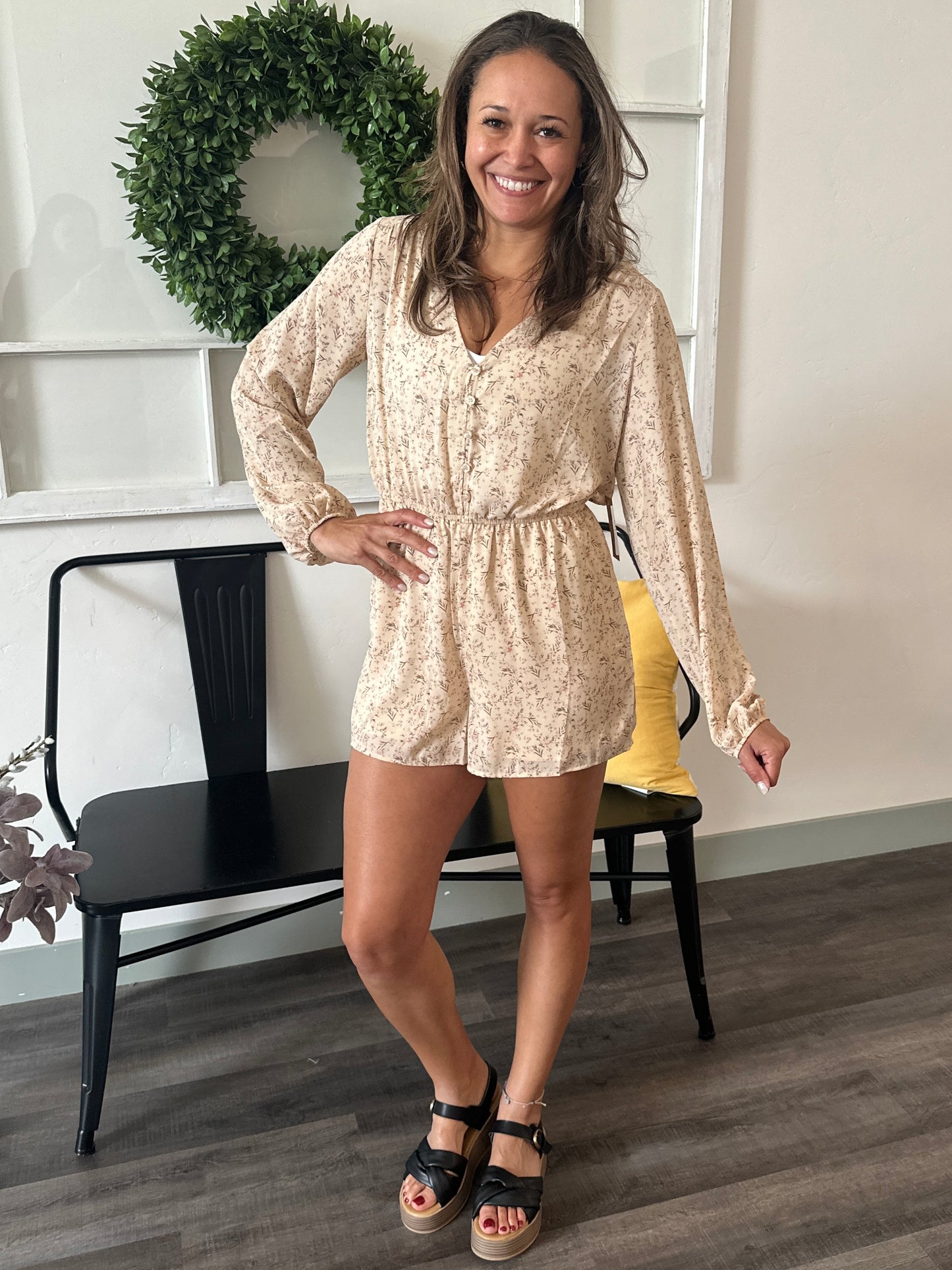 Antique Ivory Romper
