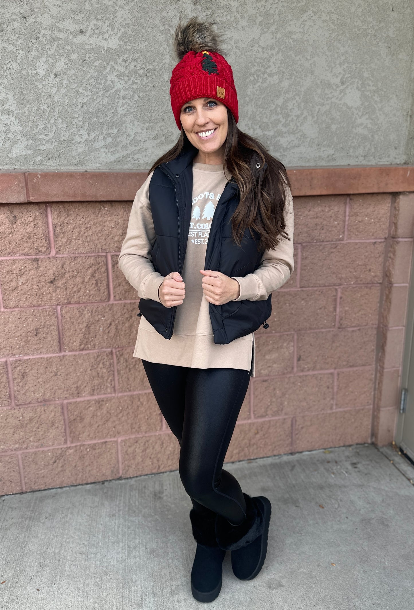 Solid Puffer Vest