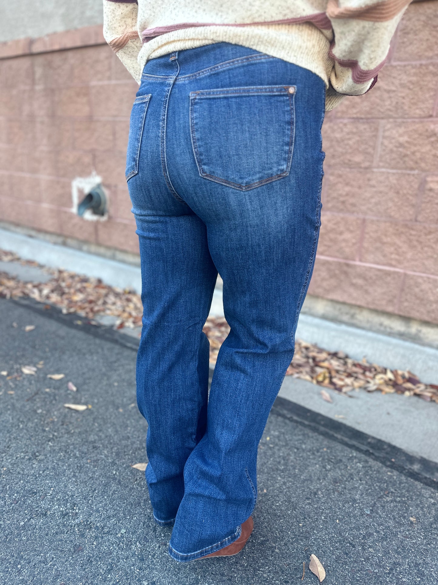 Sheri Tummy Control Straight Leg Jeans