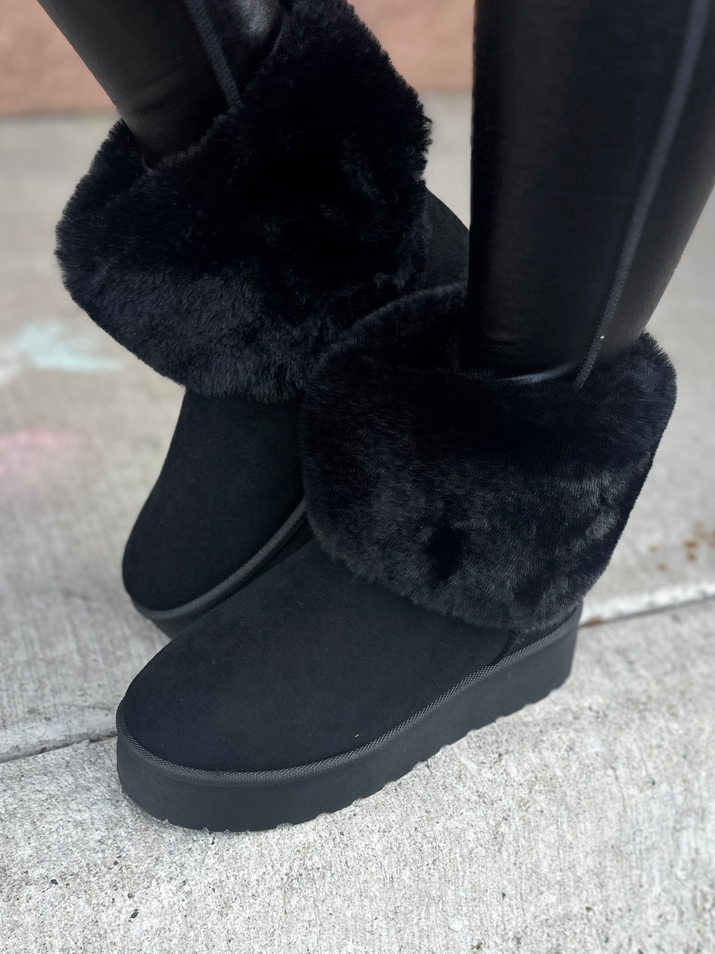 Everlie Black Bootie