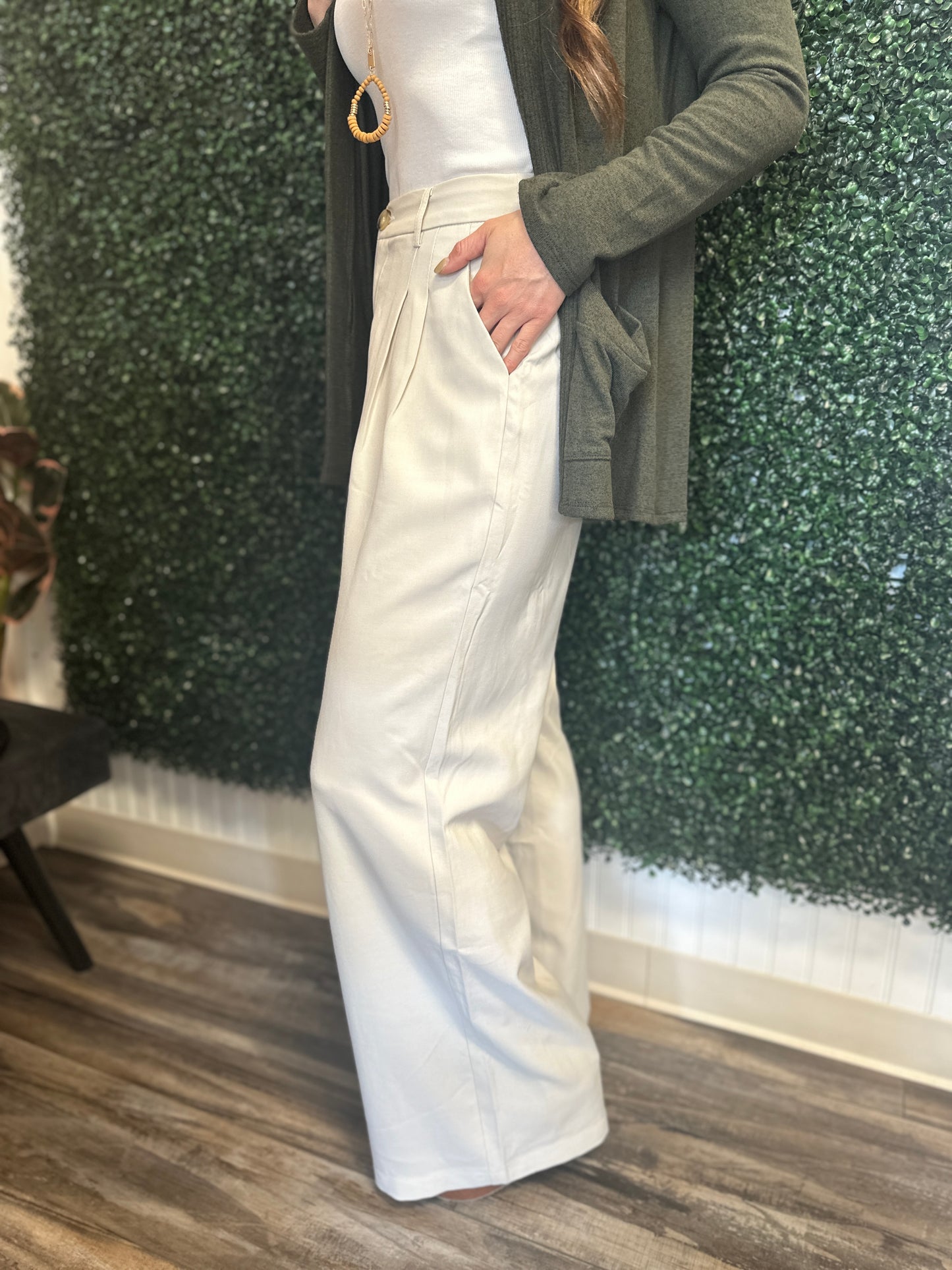 Straight Leg Relaxed Pants