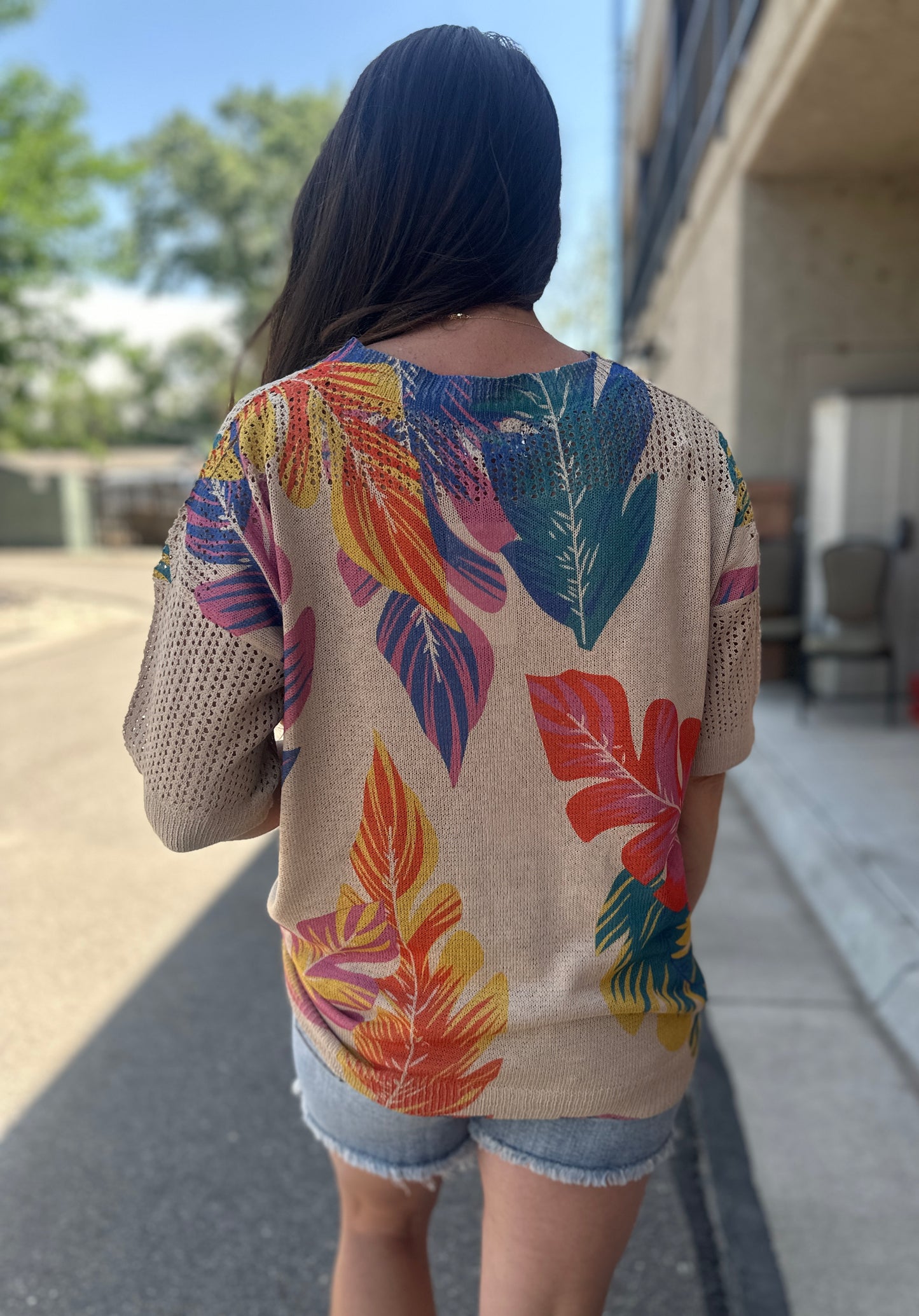 Tropical Knit Short Sleeve