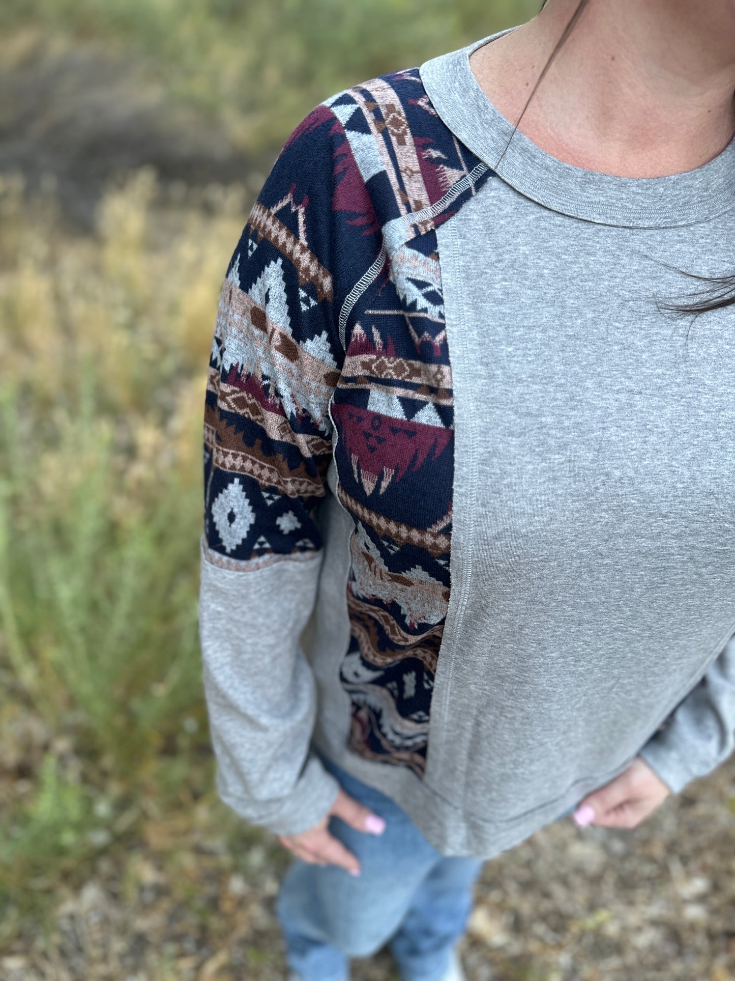 Nordic Pattern Raglan