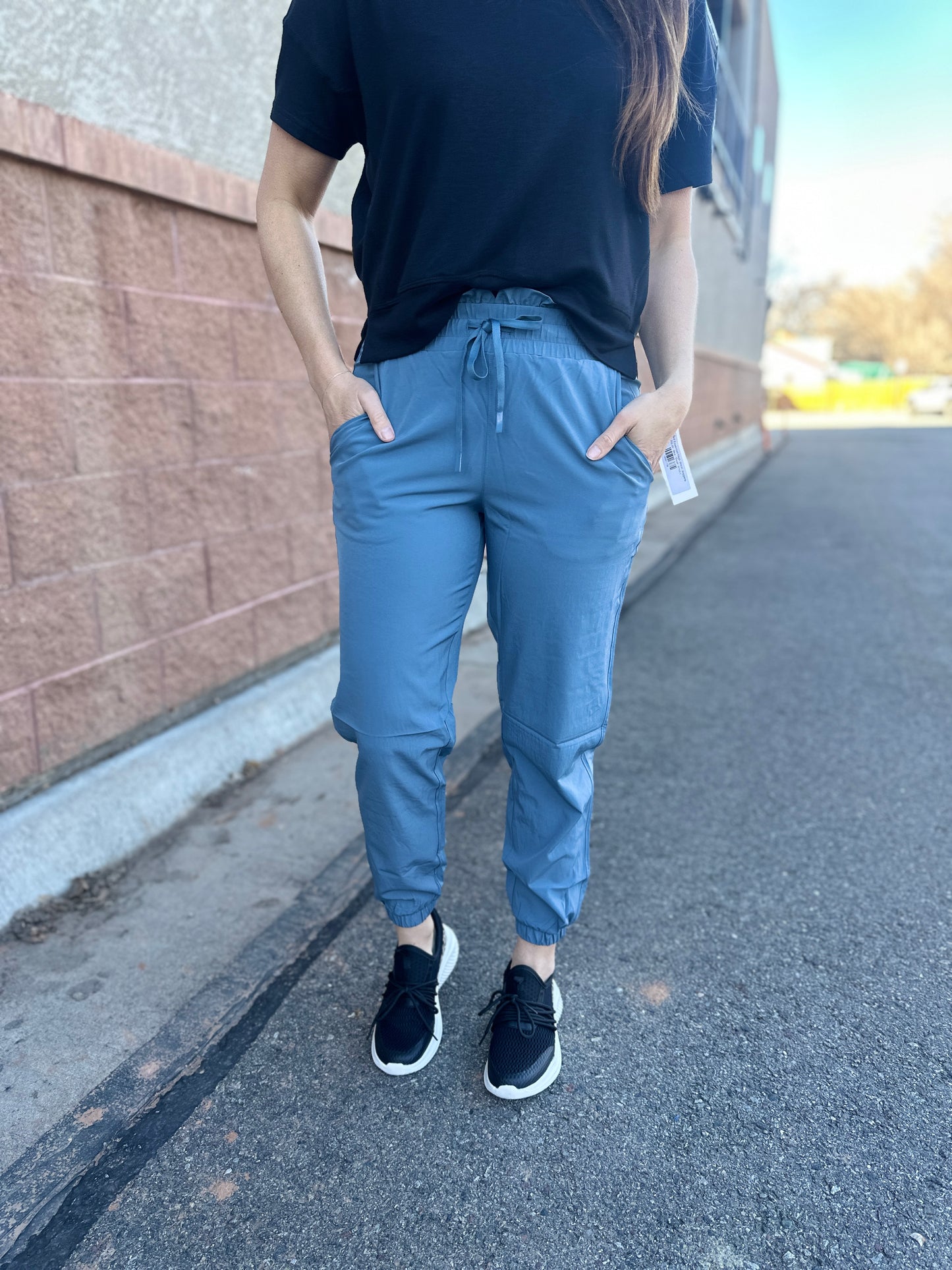 Cuffed Essential High Waist Joggers