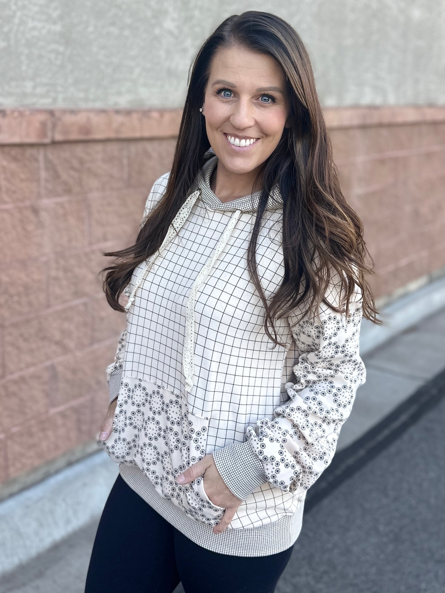 First Date Hoodie with Crochet