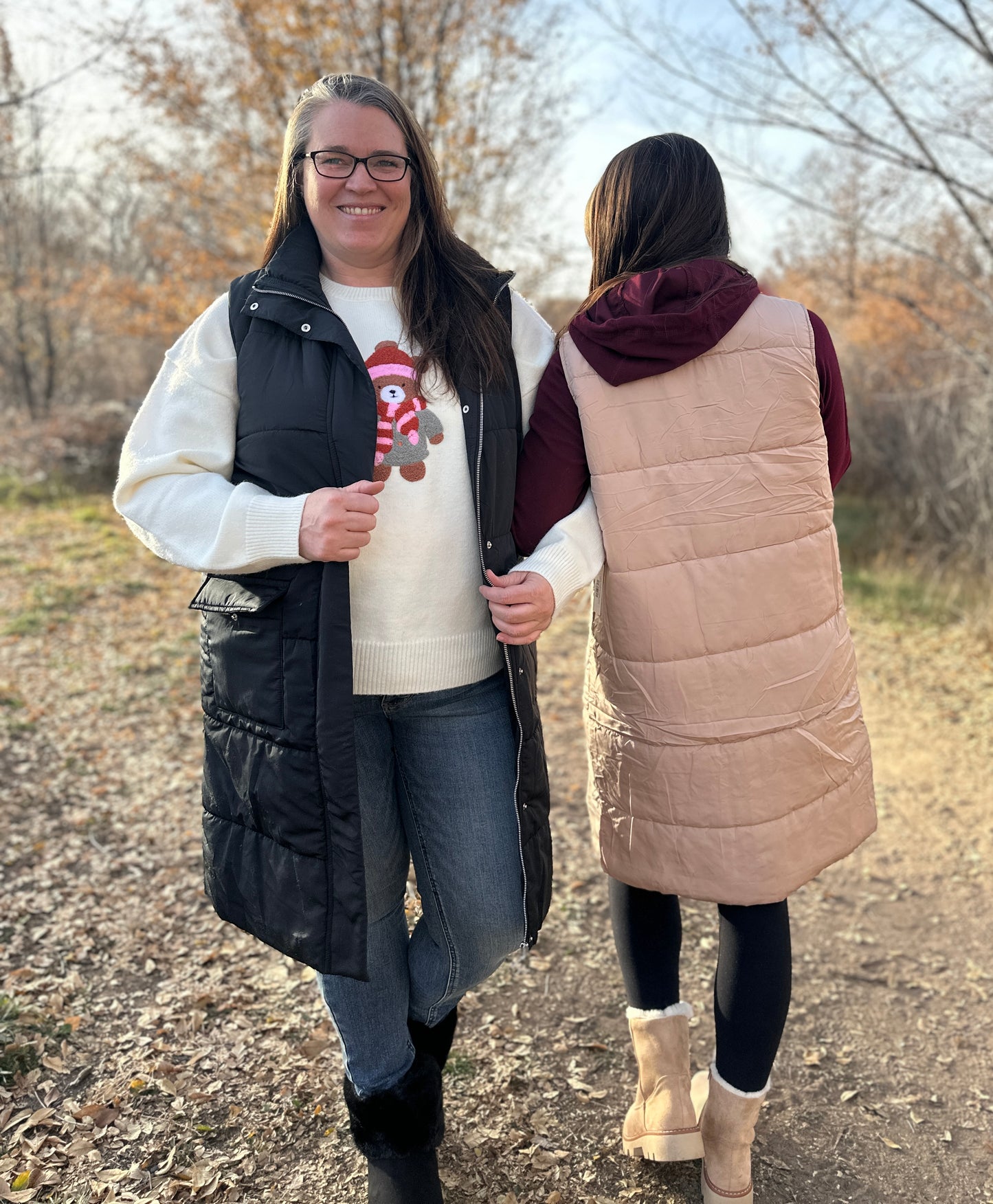 Long Quilted Puffer Vest