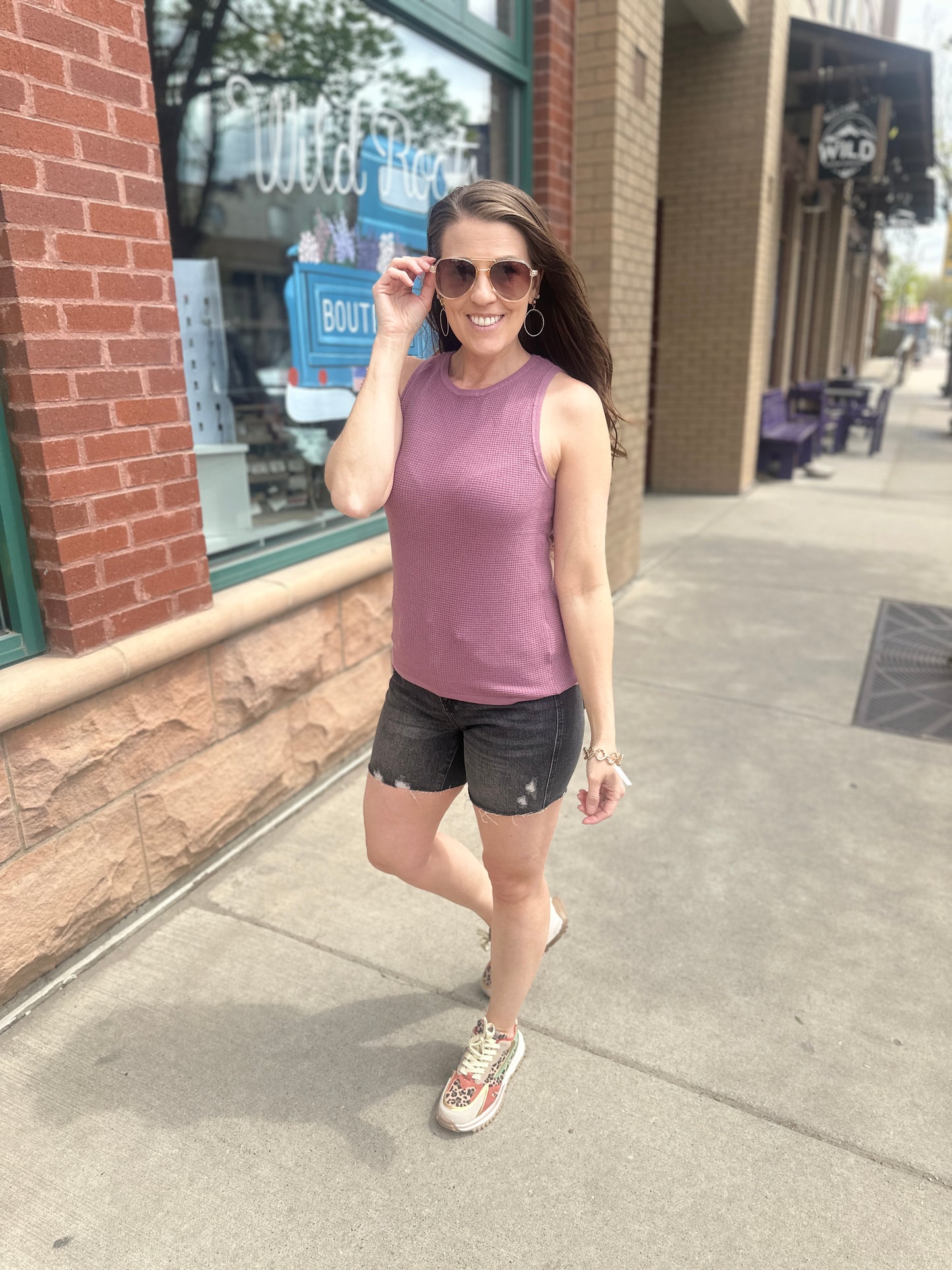 Waffle Knit Tank